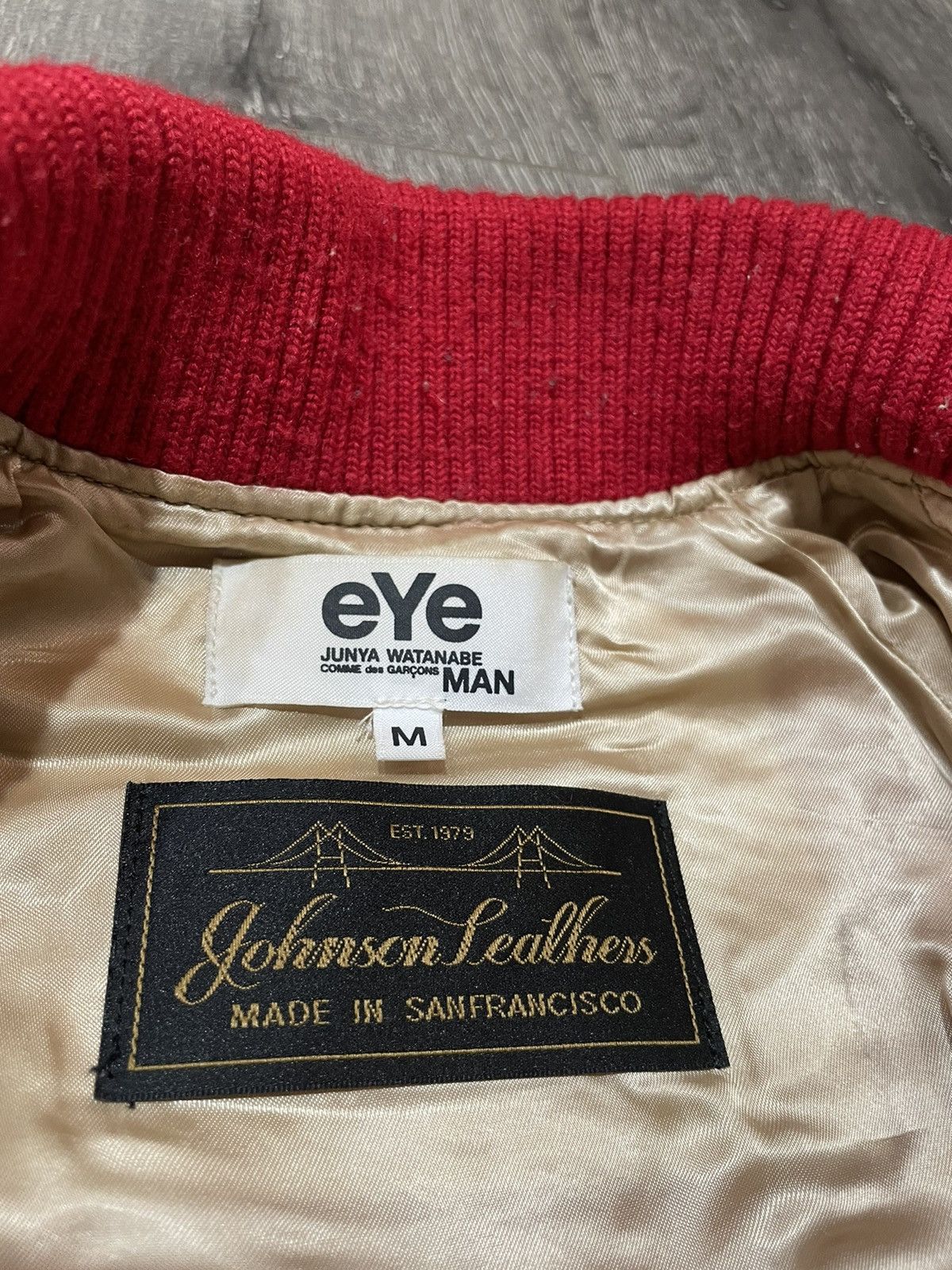 Comme des Garcons Vintage Comme des garcons Junya Watanabe Leather Jacket Size US M / EU 48-50 / 2 - 4 Thumbnail