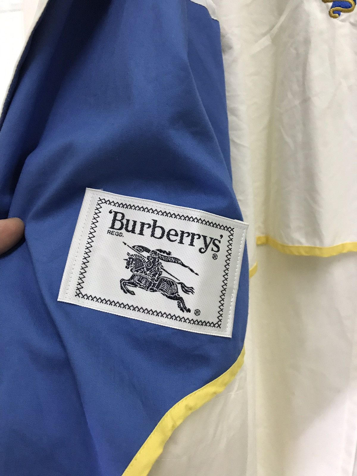 Burberry Heat🔥🔥Luxurious Burberrys Embroidered White Trenchcoat Size US L / EU 52-54 / 3 - 8 Thumbnail
