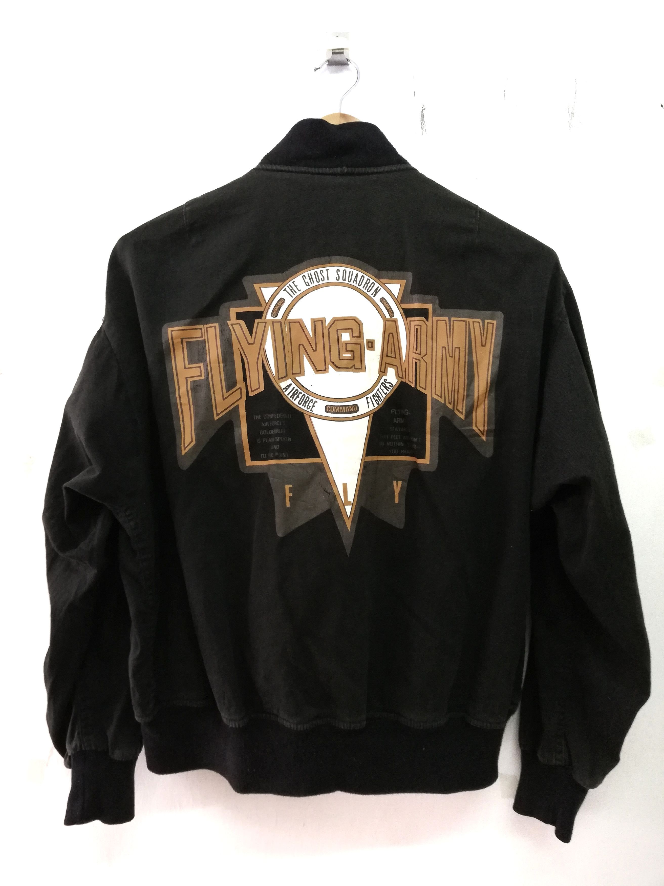 Vintage MA 1 The Ghost Squadron Airforce Fighters flying jacket Size US M / EU 48-50 / 2 - 1 Thumbnail