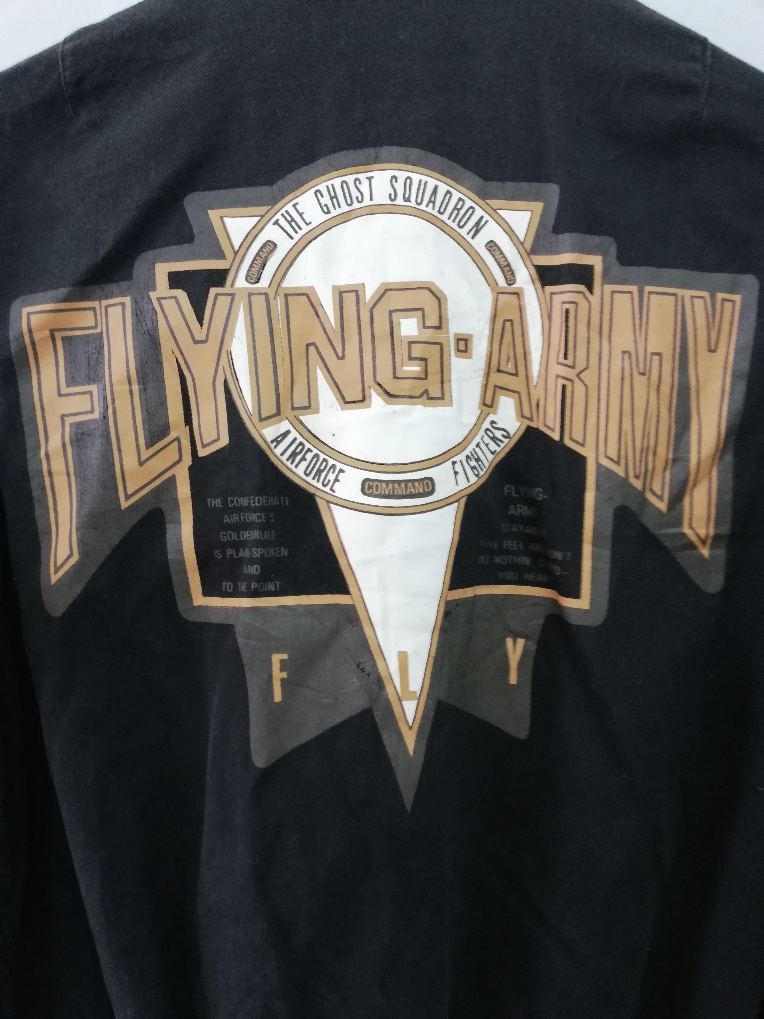 Vintage MA 1 The Ghost Squadron Airforce Fighters flying jacket Size US M / EU 48-50 / 2 - 7 Thumbnail