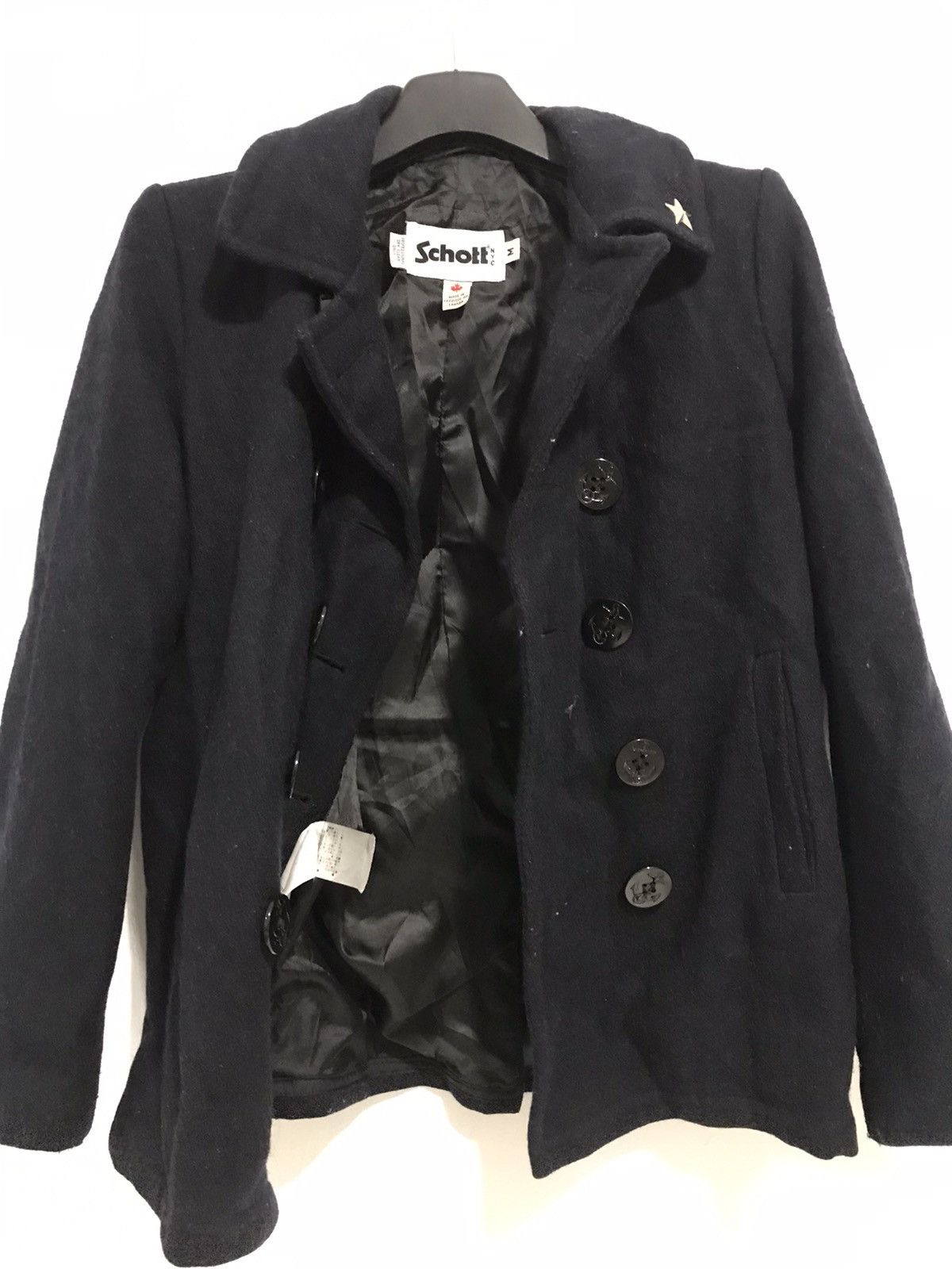 Schott Schott NYC Wool Coat Size US M / EU 48-50 / 2 - 3 Thumbnail