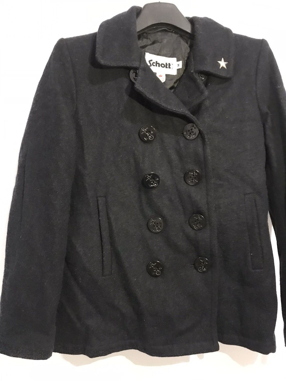Schott Schott NYC Wool Coat Size US M / EU 48-50 / 2 - 2 Thumbnail