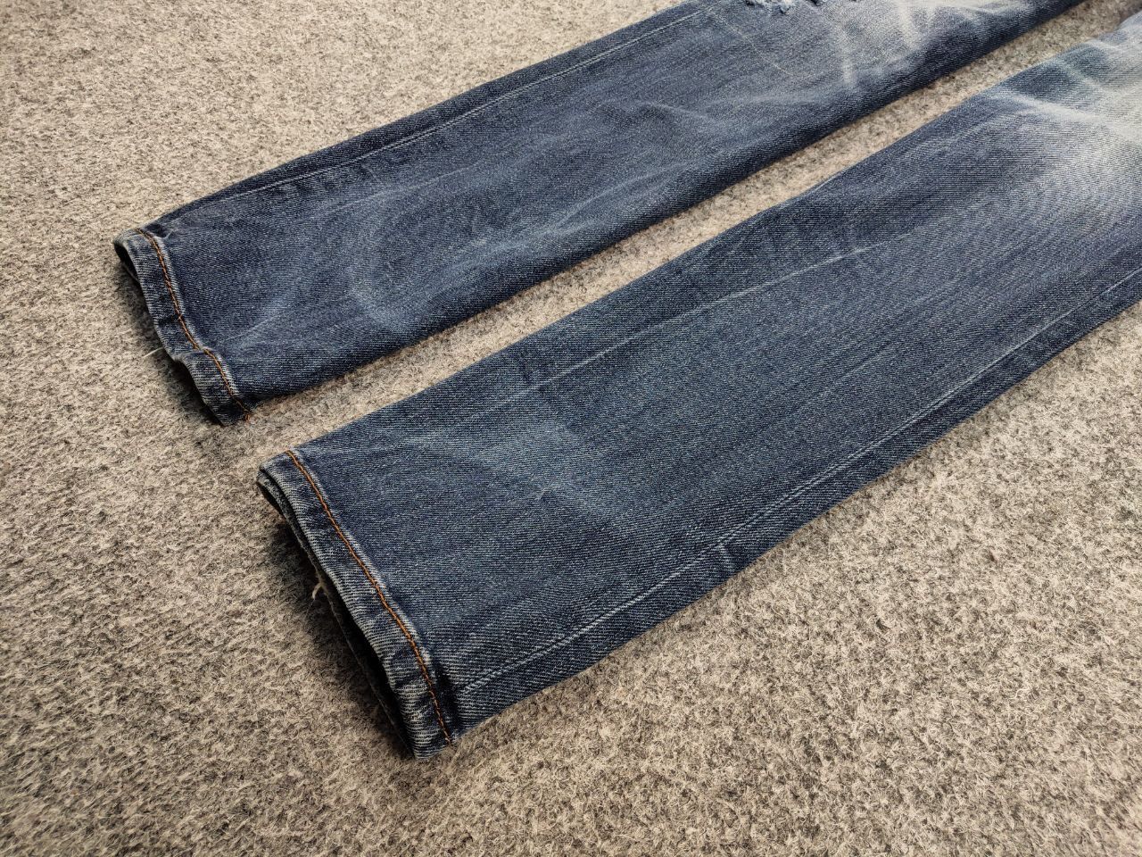 Just Cavalli Just Cavalli Exclusive Designer Distressed Blue Denim Jeans Size US 34 / EU 50 - 5 Thumbnail