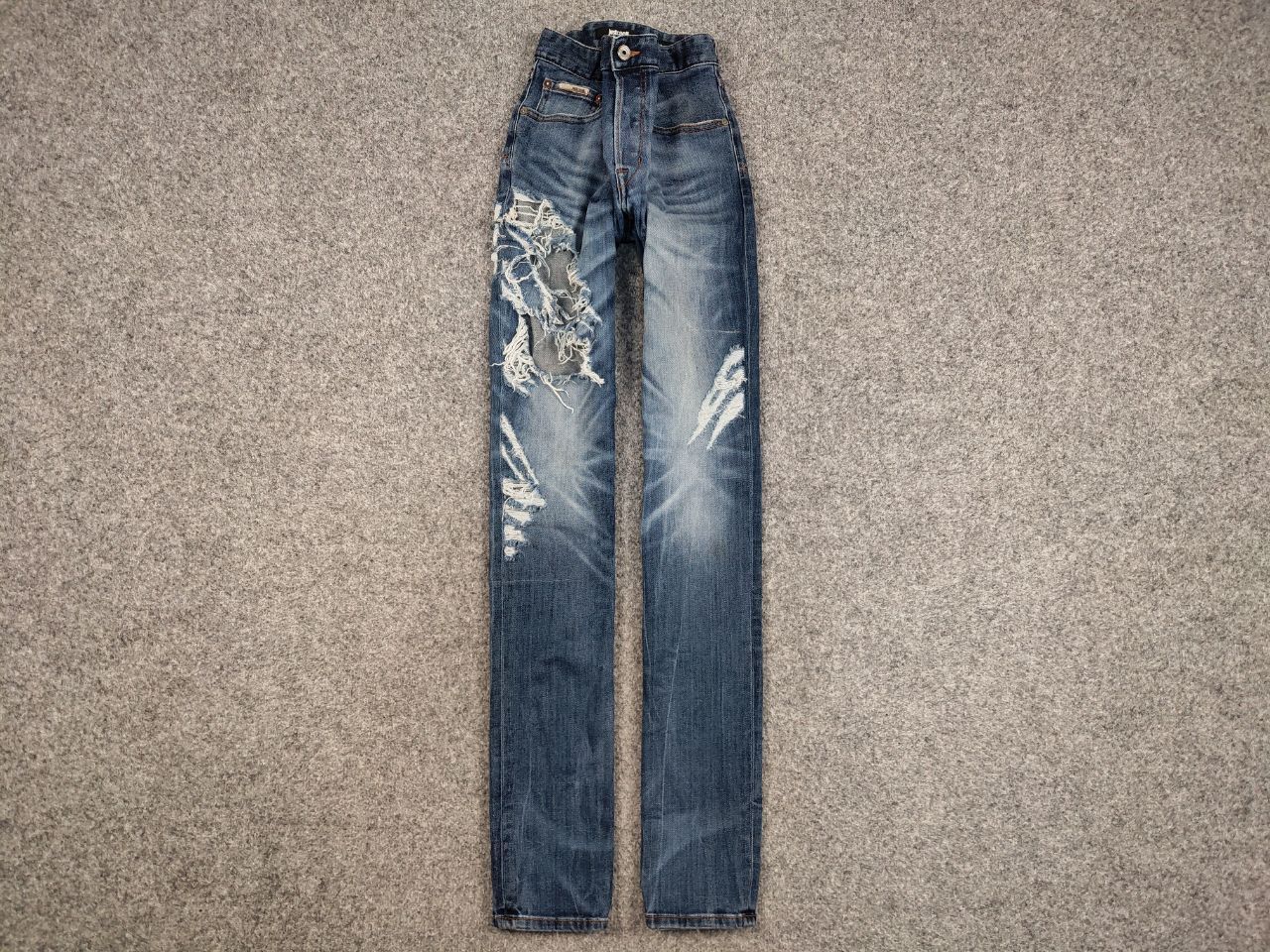 Just Cavalli Just Cavalli Exclusive Designer Distressed Blue Denim Jeans Size US 34 / EU 50 - 1 Thumbnail