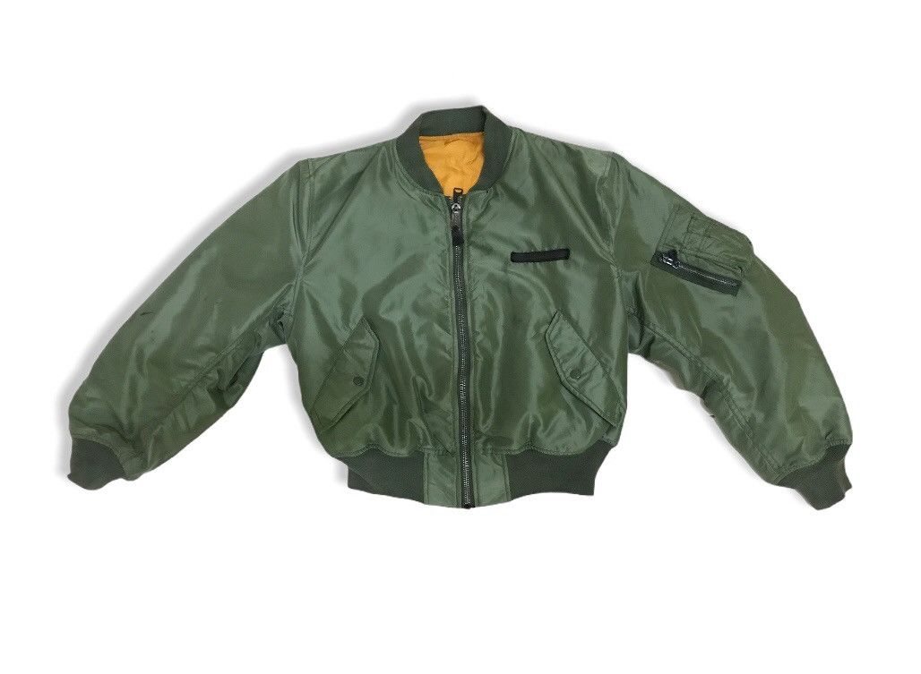 Avirex 🔥Avirex Spell Out Ma-1 Flight Bomber Jacket Size US M / EU 48-50 / 2 - 4 Thumbnail