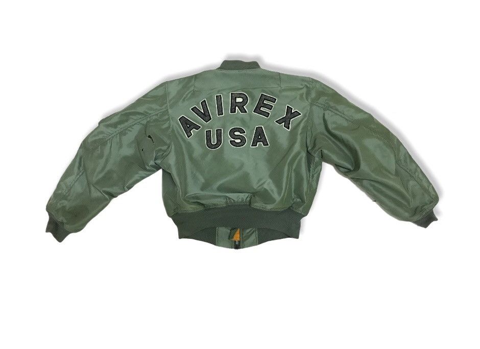 Avirex 🔥Avirex Spell Out Ma-1 Flight Bomber Jacket Size US M / EU 48-50 / 2 - 2 Thumbnail