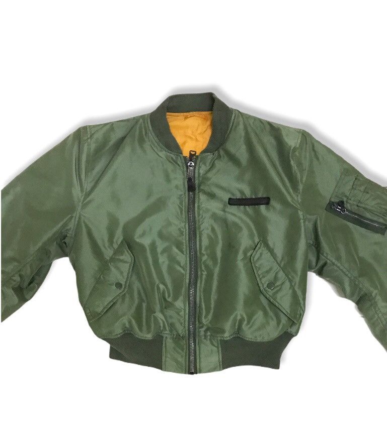 Avirex 🔥Avirex Spell Out Ma-1 Flight Bomber Jacket Size US M / EU 48-50 / 2 - 3 Thumbnail