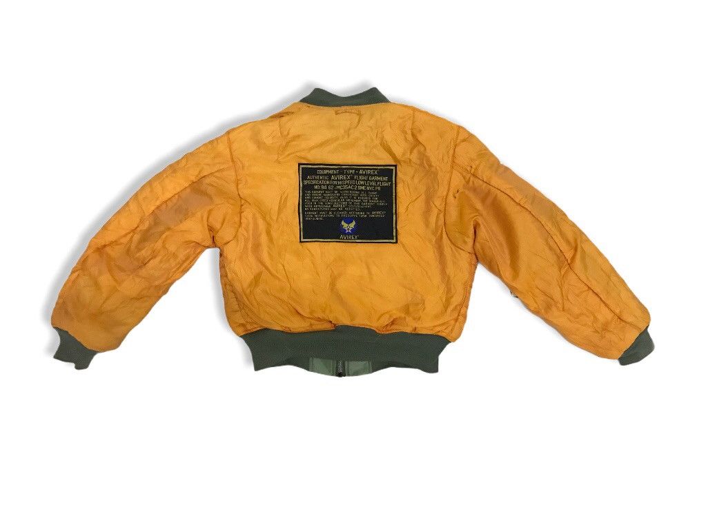 Avirex 🔥Avirex Spell Out Ma-1 Flight Bomber Jacket Size US M / EU 48-50 / 2 - 6 Thumbnail