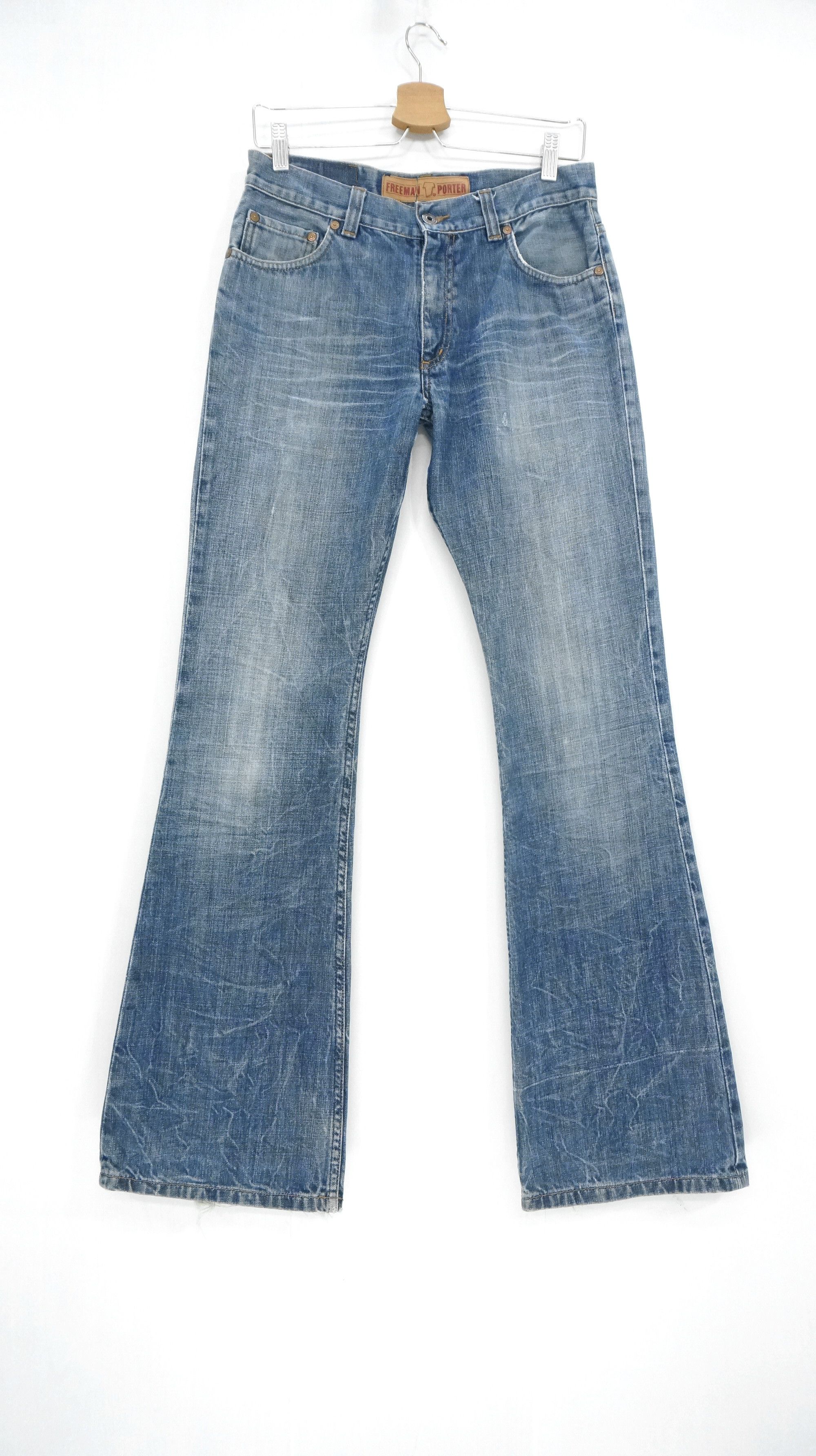 Freeman T. Porter × Vintage 🔥 Flare Vintage FREEMAN T PORTER Gordon Jeans Size US 30 / EU 46 - 3 Thumbnail