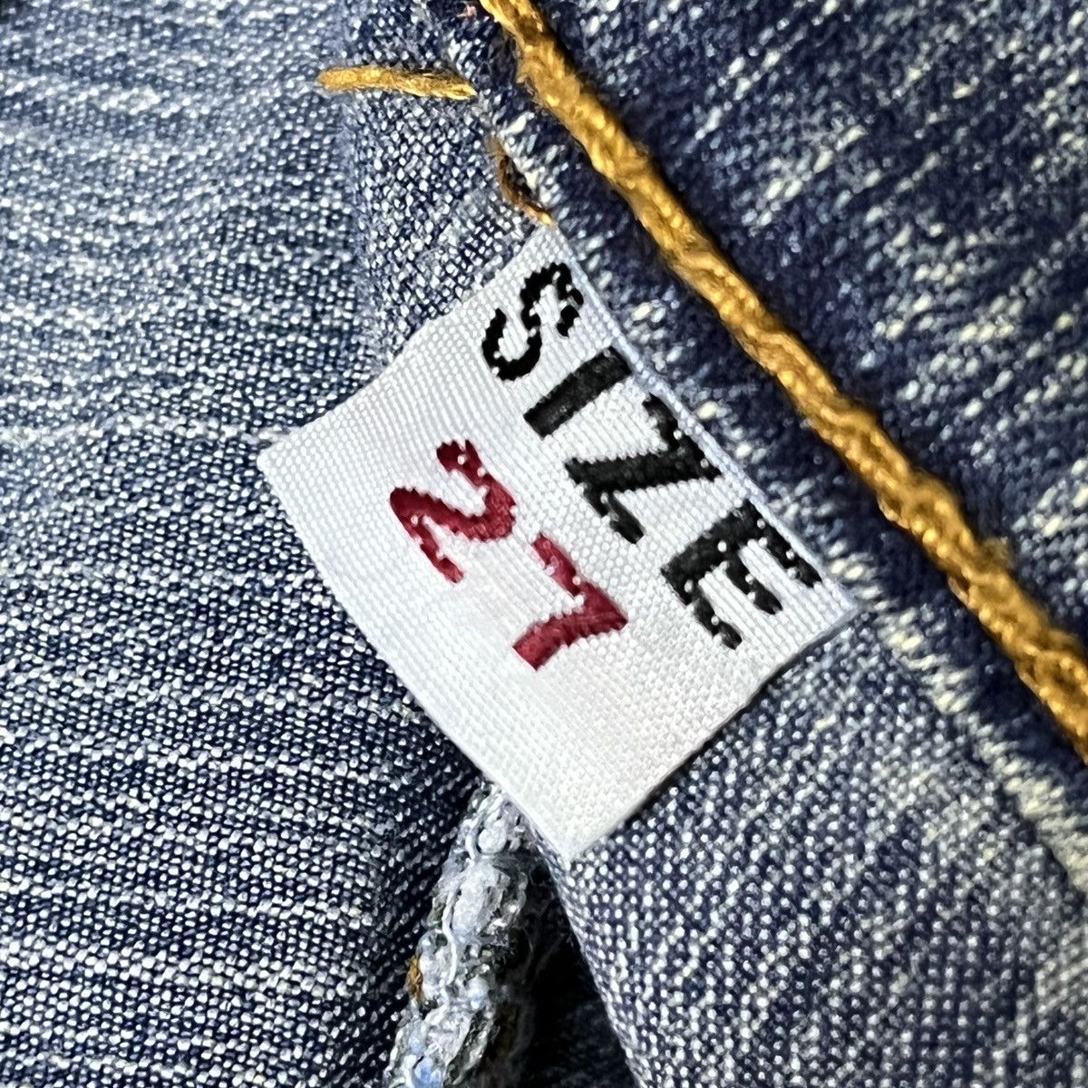 Indigo × Japanese Brand Flare Seditionaries Denim 6 Pockets Cargo Flares Size US 27 - 7 Thumbnail