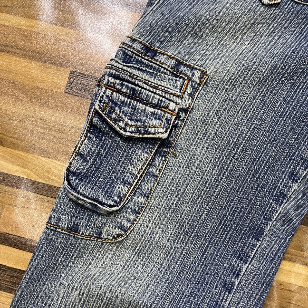 Indigo × Japanese Brand Flare Seditionaries Denim 6 Pockets Cargo Flares Size US 27 - 11 Thumbnail