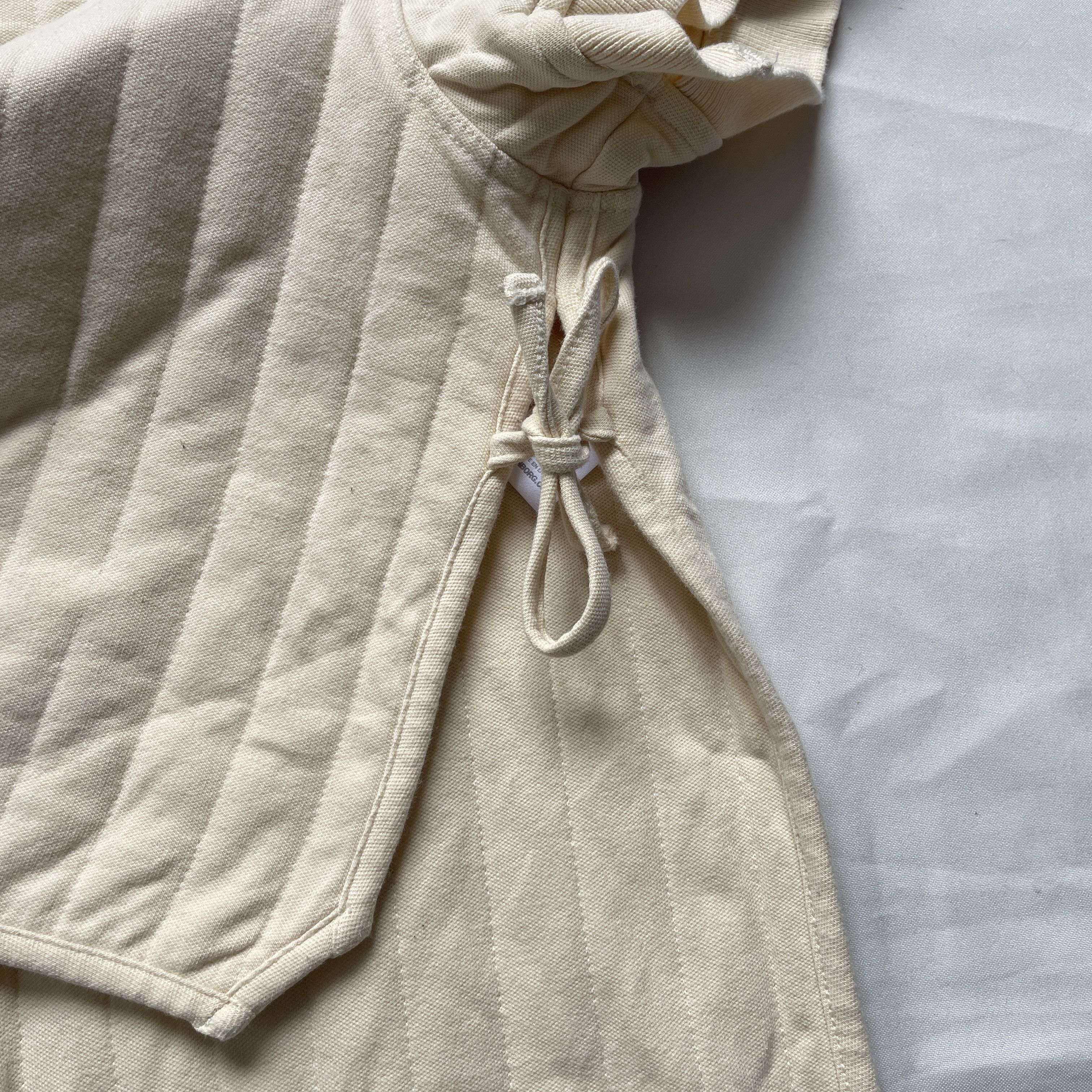 Craig Green Craig Green X Björn Borg Womens Cream Quilted Polo Shirt Size L / US 10 / IT 46 - 10 Thumbnail