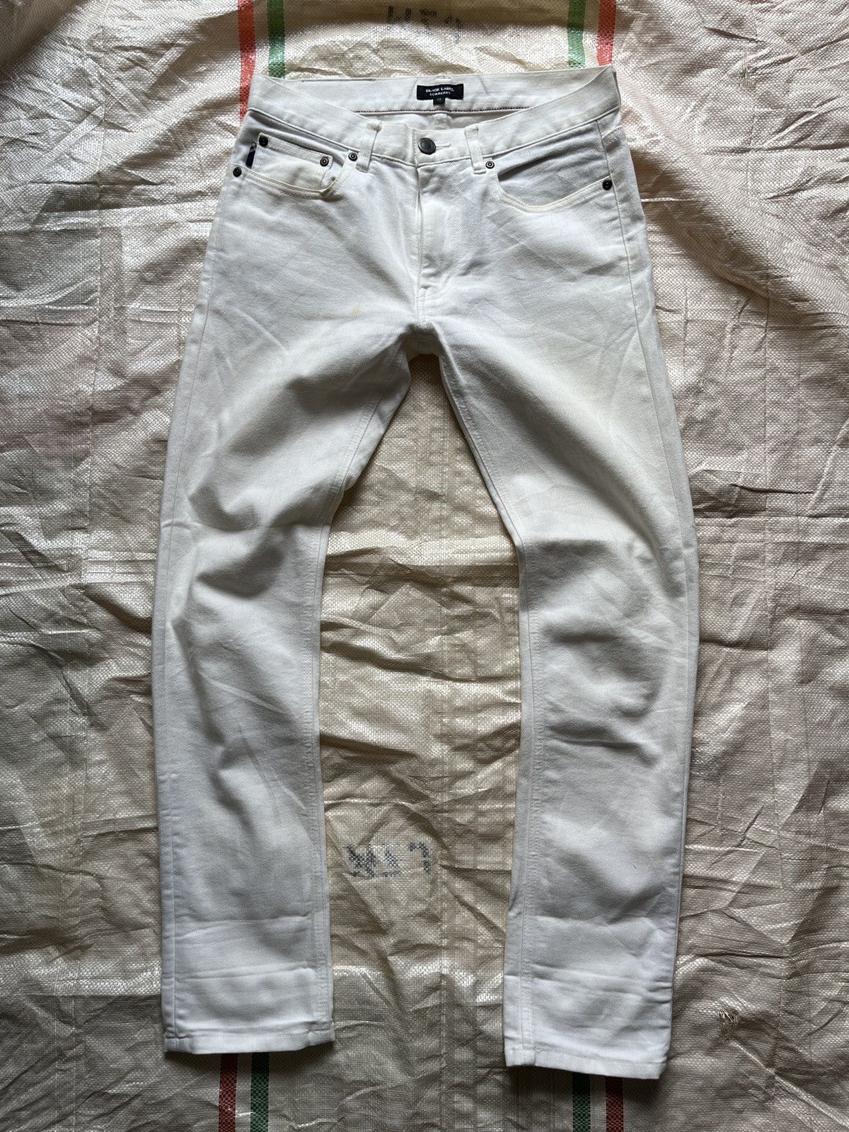 Burberry Black Label Burberry Denim Jeans White Colour Size US 29 - 19 Thumbnail