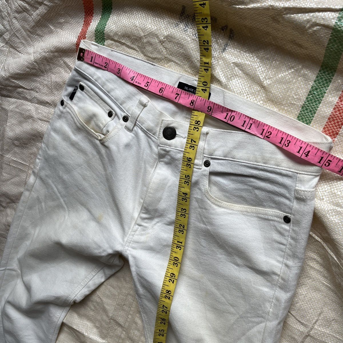 Burberry Black Label Burberry Denim Jeans White Colour Size US 29 - 3 Thumbnail