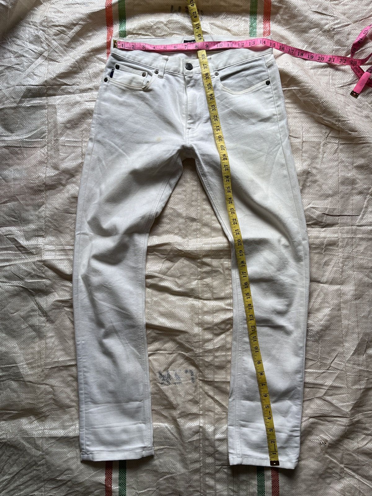 Burberry Black Label Burberry Denim Jeans White Colour Size US 29 - 4 Thumbnail