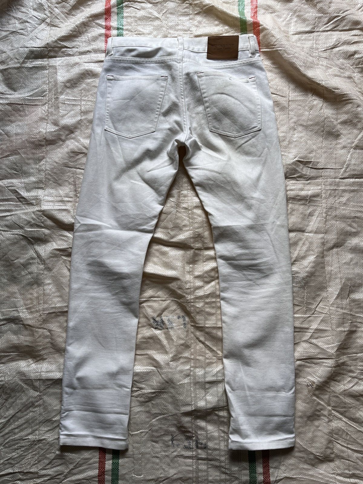 Burberry Black Label Burberry Denim Jeans White Colour Size US 29 - 18 Thumbnail