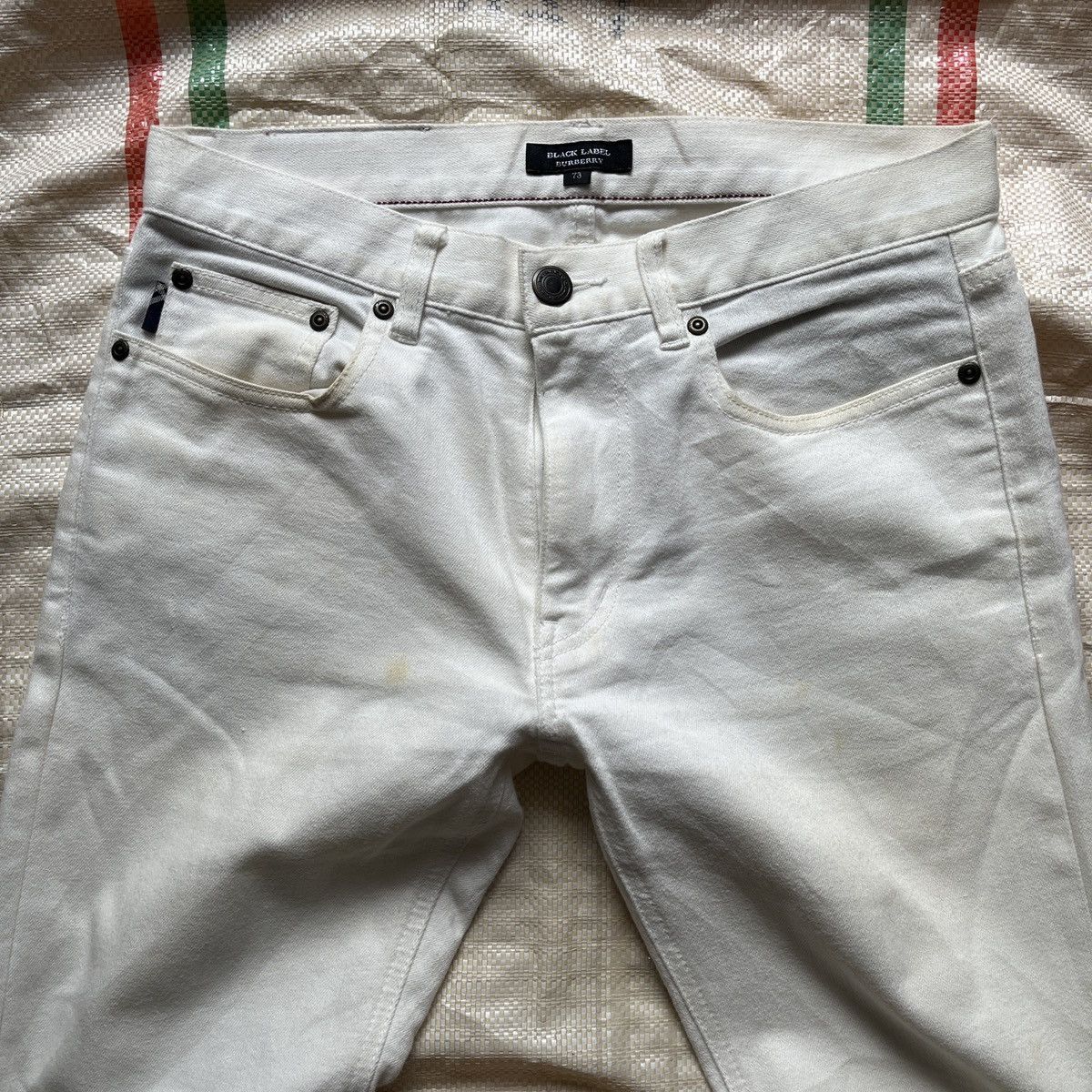 Burberry Black Label Burberry Denim Jeans White Colour Size US 29 - 5 Thumbnail