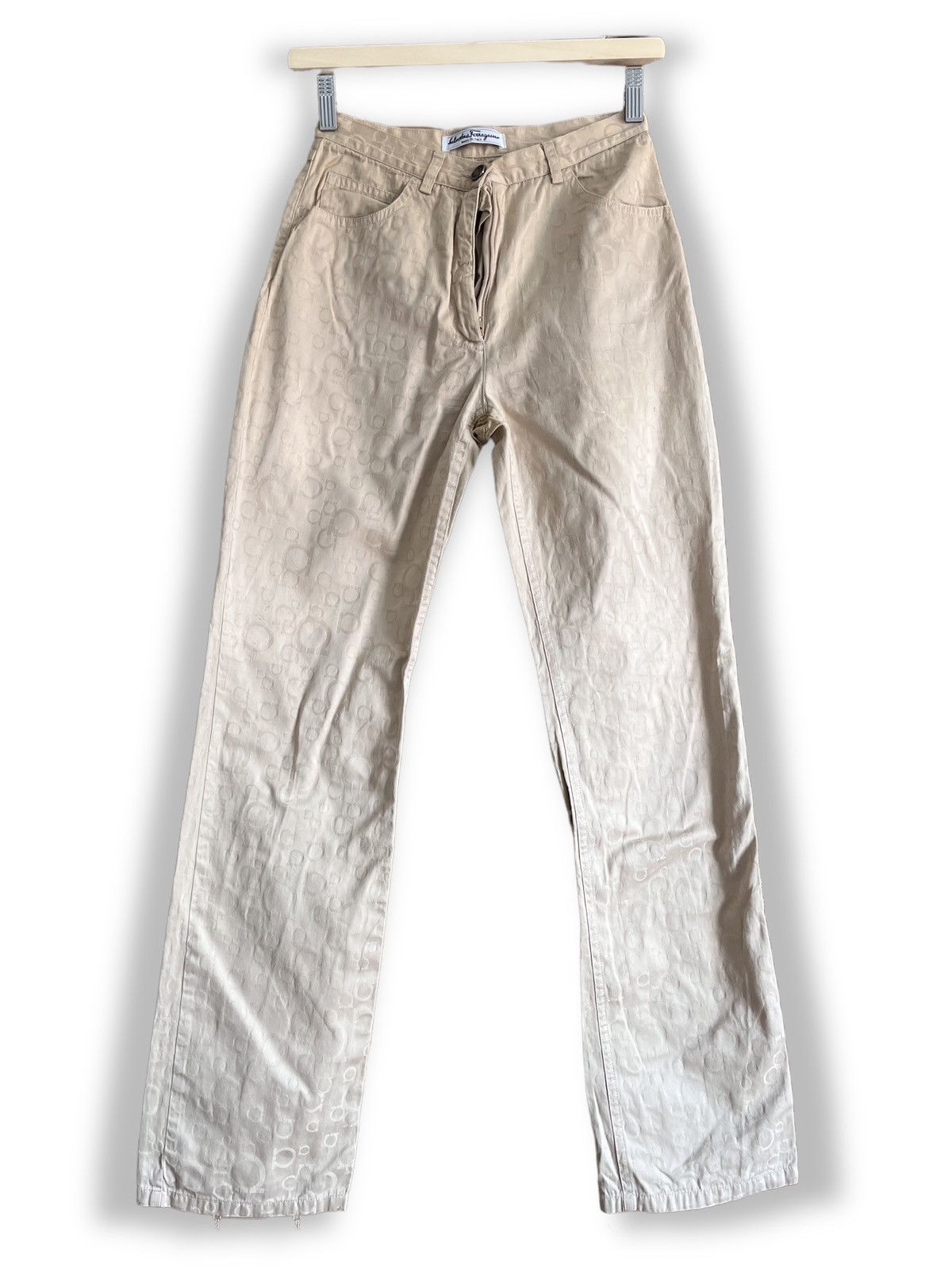 Vintage Salvatore Ferragamo Monogram Pants Made In Italy | Grailed 