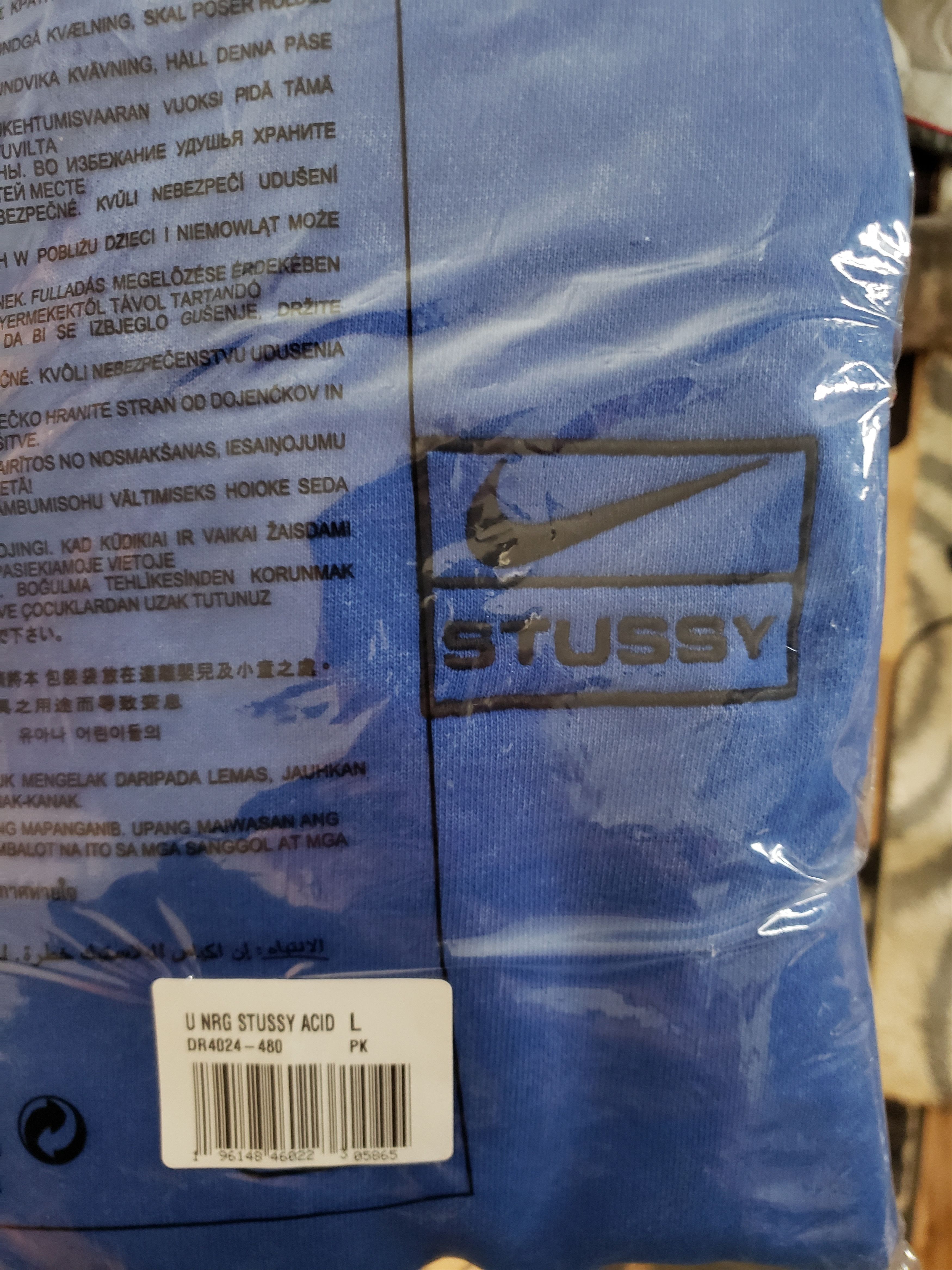 Nike × Stussy Stussy x Nike acid crew neck Size US L / EU 52-54 / 3 - 3 Thumbnail