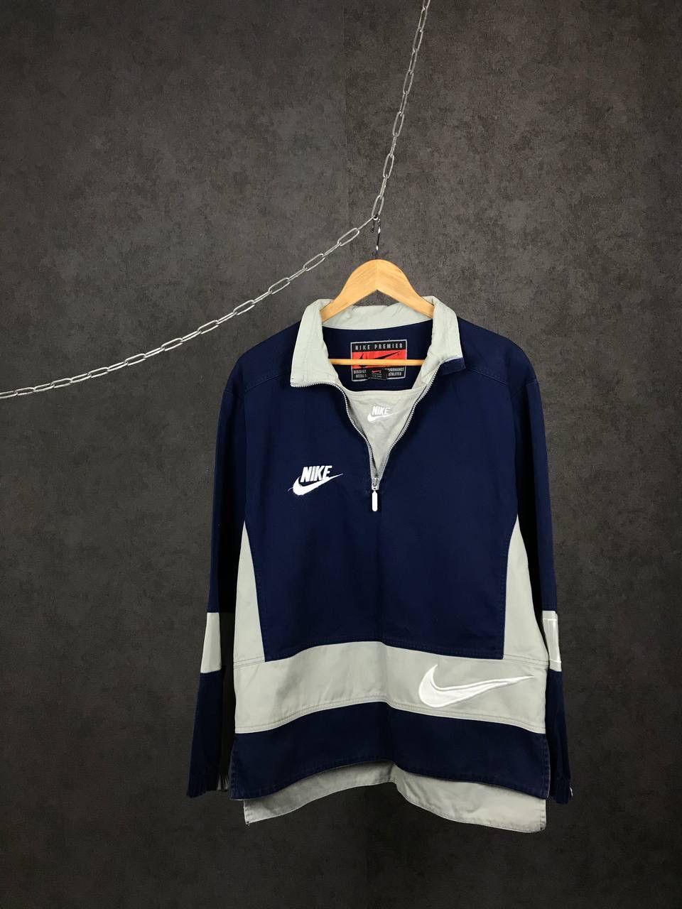 Nike Nike Premier vintage multi logo swoosh sweatshirt Size US S / EU 44-46 / 1 - 1 Thumbnail