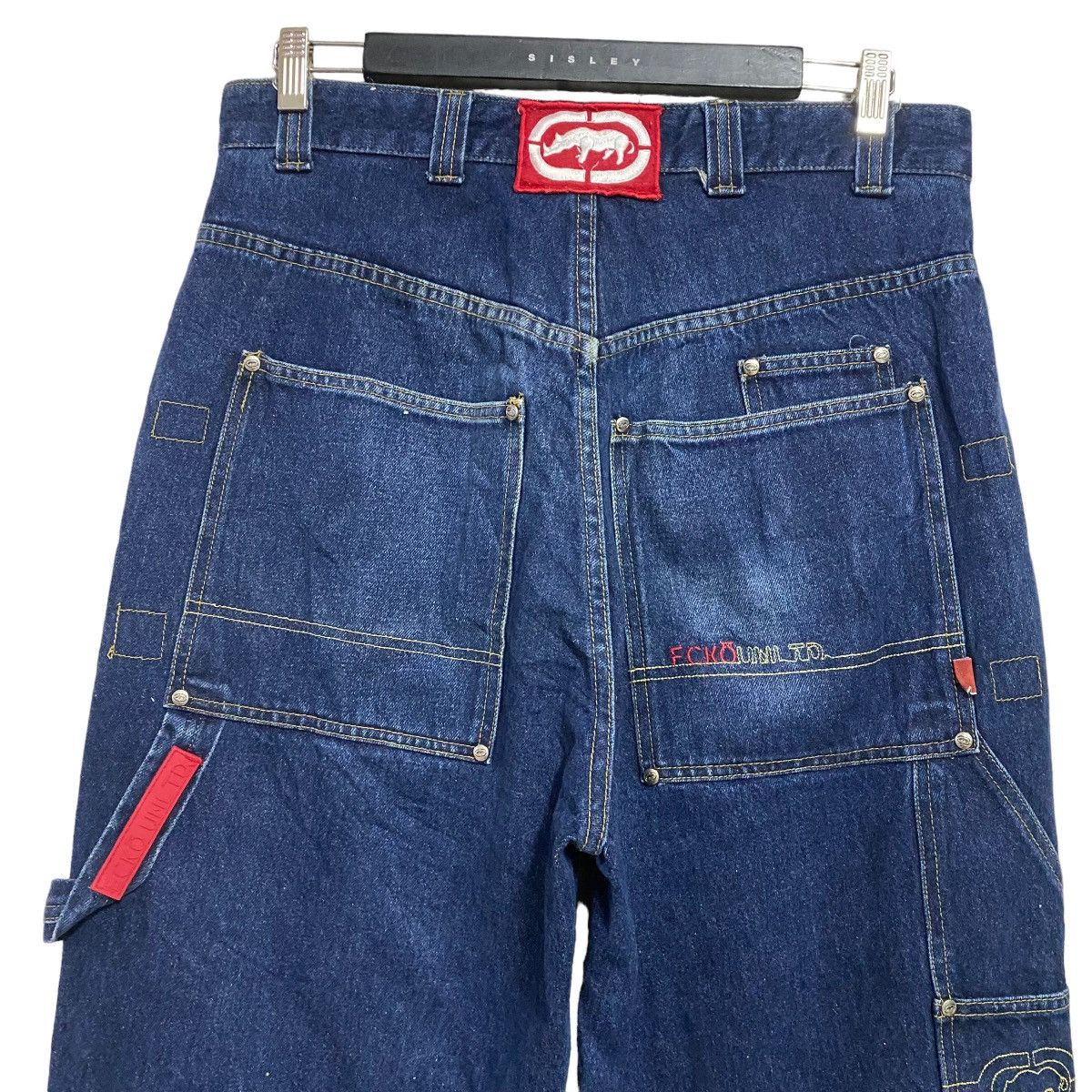 Ecko Unltd. Vintage Ecko UNLTD Denim Carpenter Baggy Pants Size US 34 / EU 50 - 7 Thumbnail