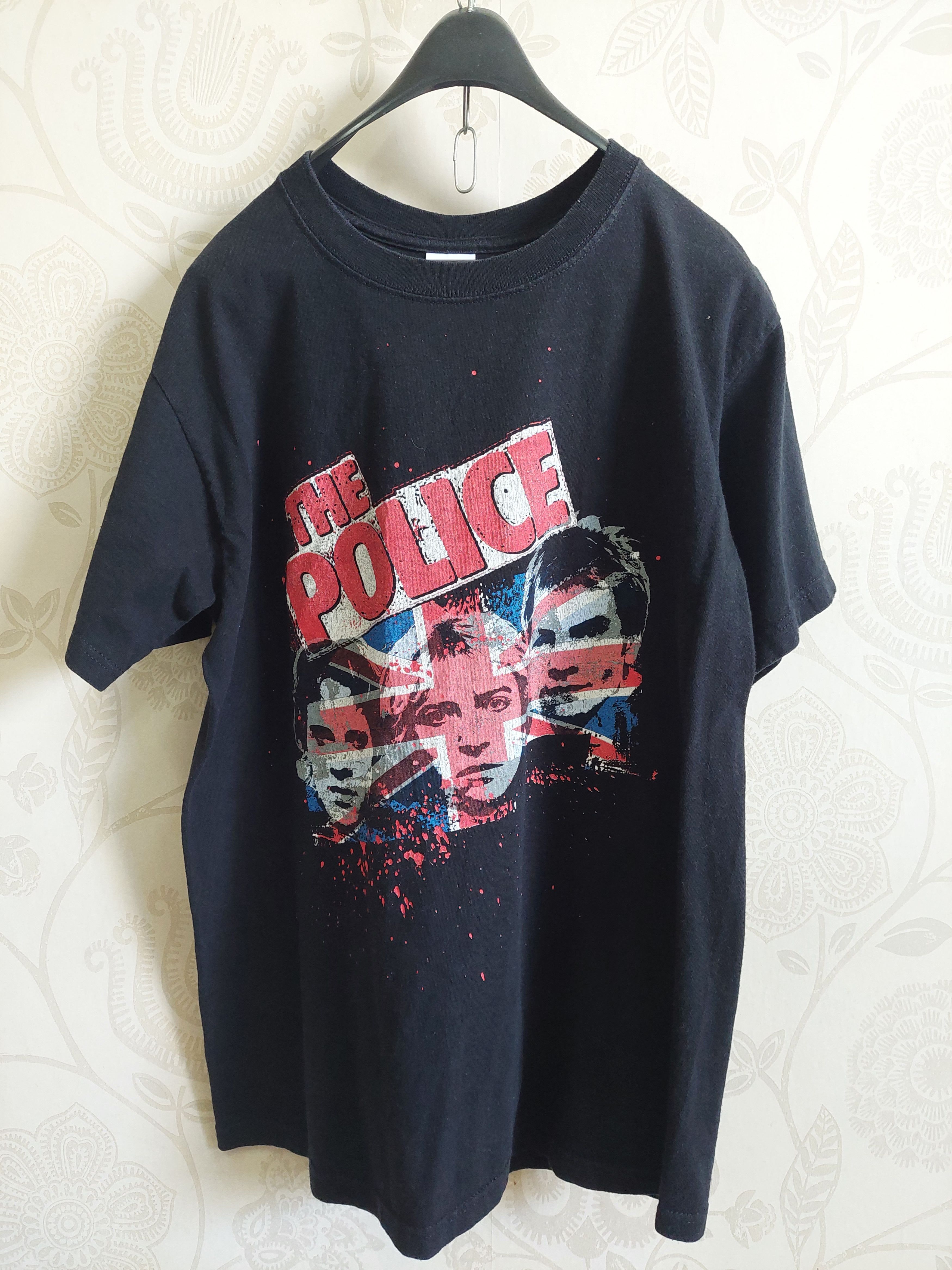VINTAGE THE POLICE TSHIRT WORLD CONCERT TOUR 2007 - 2008