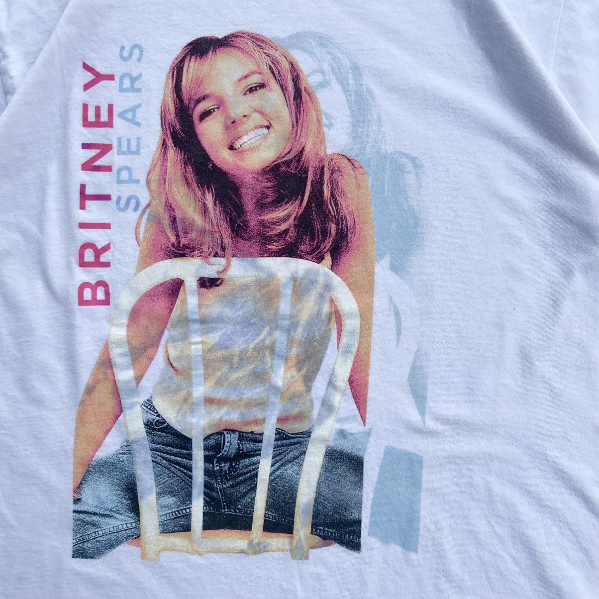 Band Tees 2000's Solo Singer : Britney Spears Pop Music T-Shirt Size US M / EU 48-50 / 2 - 3 Thumbnail