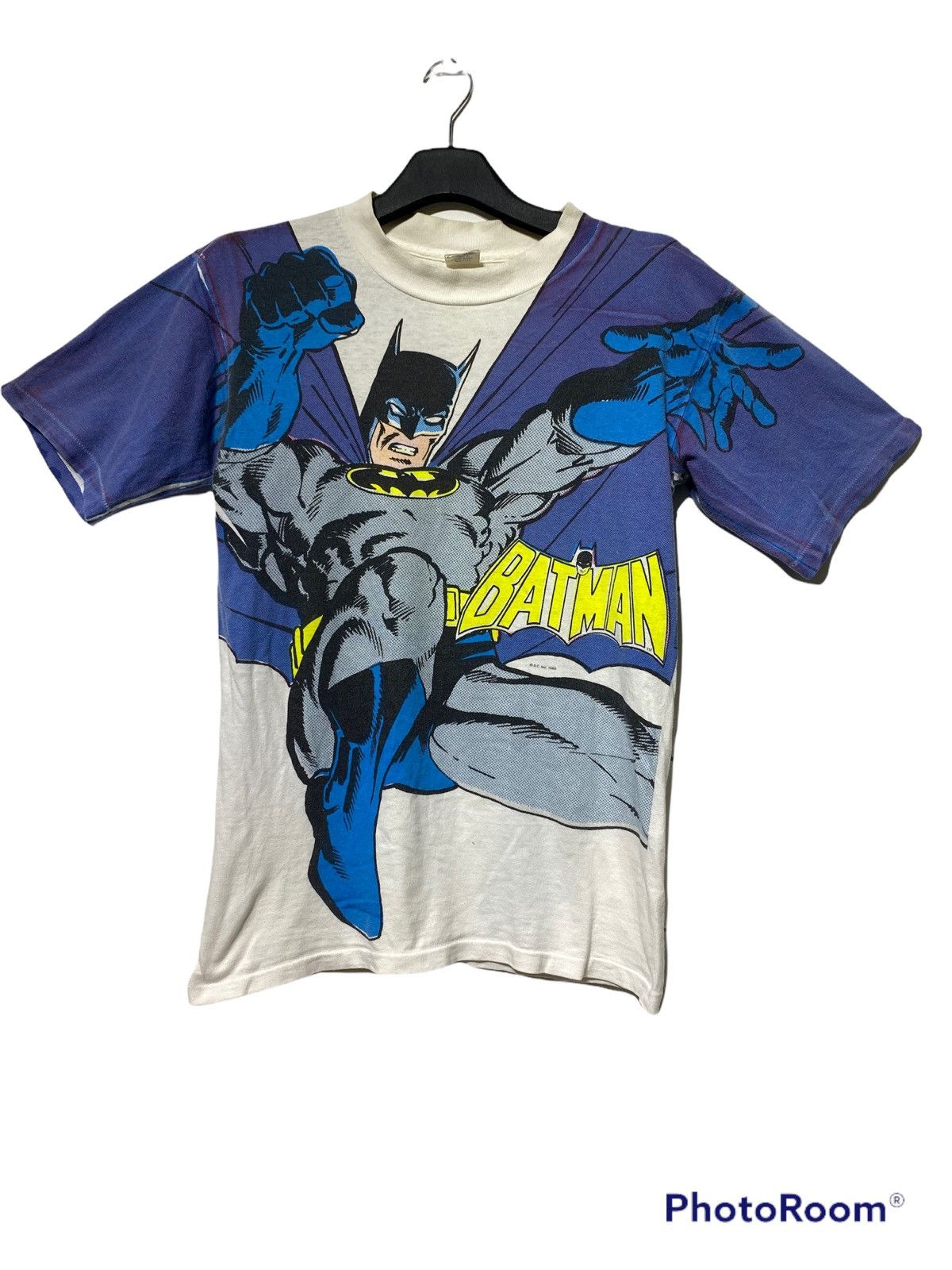DC Comics × Vintage VINTAGE BATMAN FULLPRINT MOVIE DC 1989 Rare Size US S / EU 44-46 / 1 - 1 Thumbnail