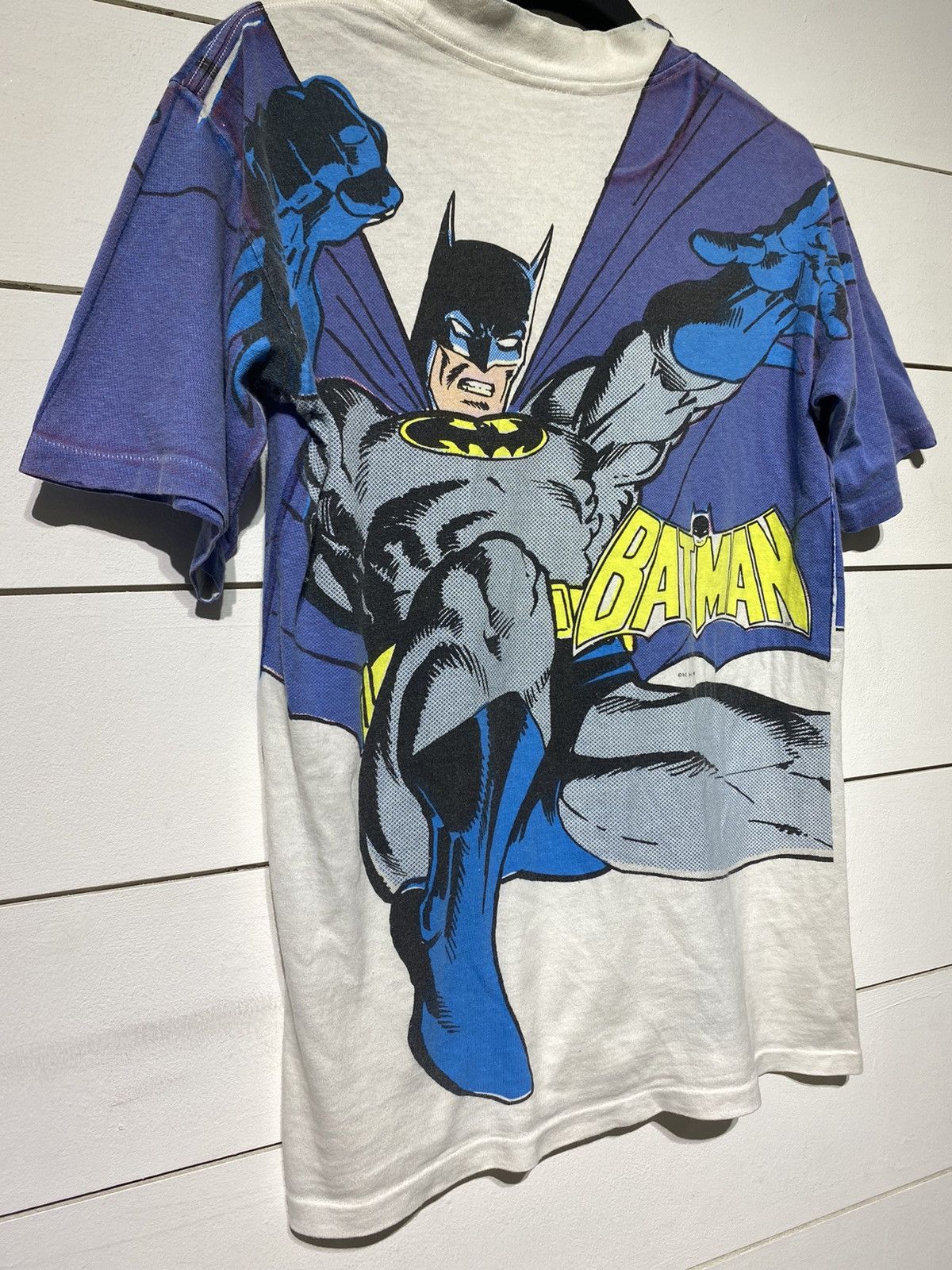DC Comics × Vintage VINTAGE BATMAN FULLPRINT MOVIE DC 1989 Rare Size US S / EU 44-46 / 1 - 2 Thumbnail