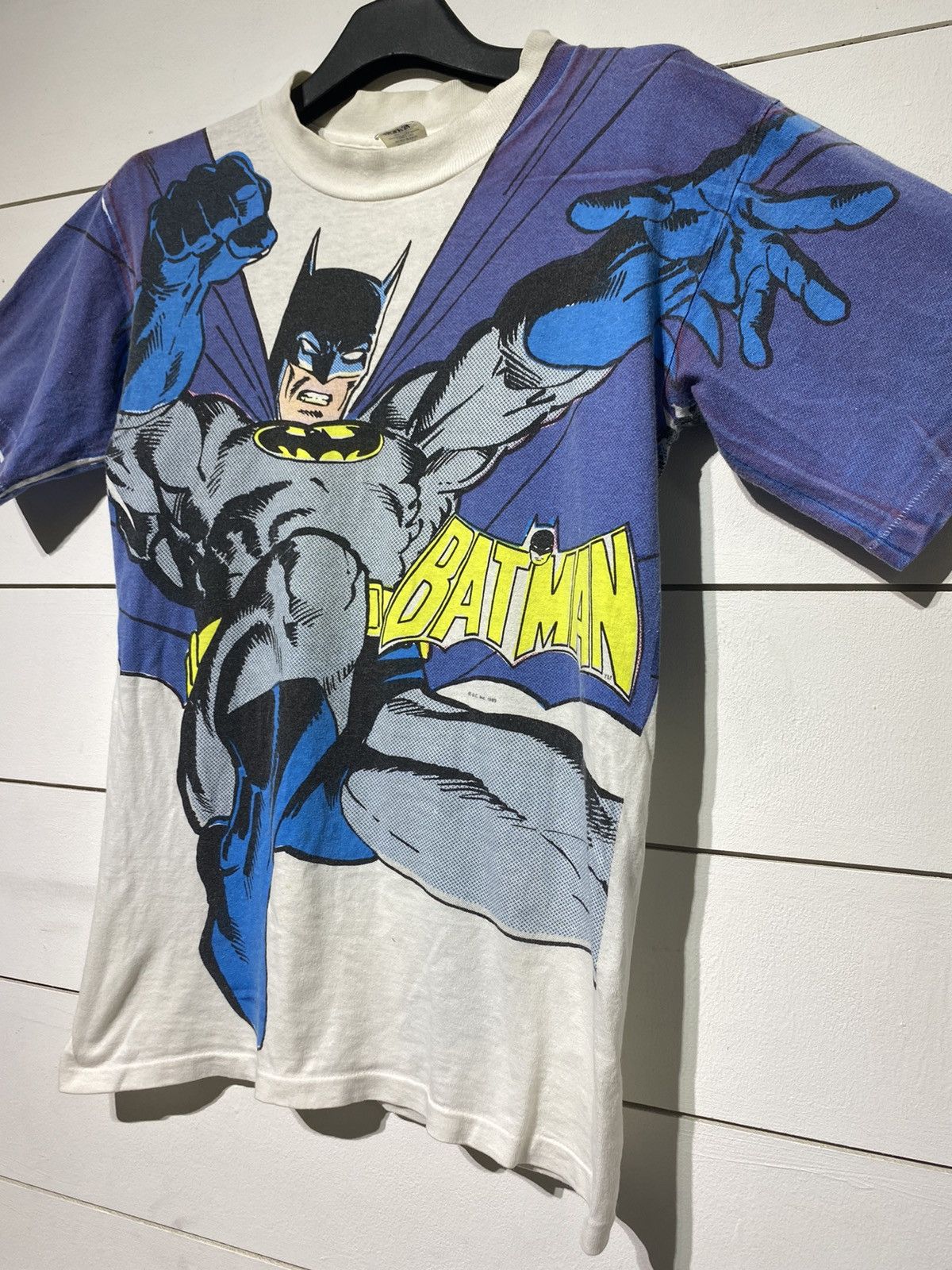 DC Comics × Vintage VINTAGE BATMAN FULLPRINT MOVIE DC 1989 Rare Size US S / EU 44-46 / 1 - 4 Thumbnail