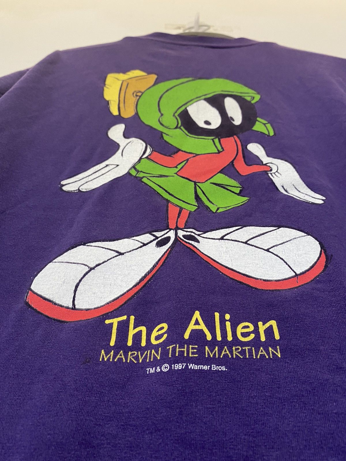 Cartoon Network × Vintage × Warner Bros VINTAGE THE ALIEN TM @ 1997 WARNES BROS Size US L / EU 52-54 / 3 - 6 Thumbnail