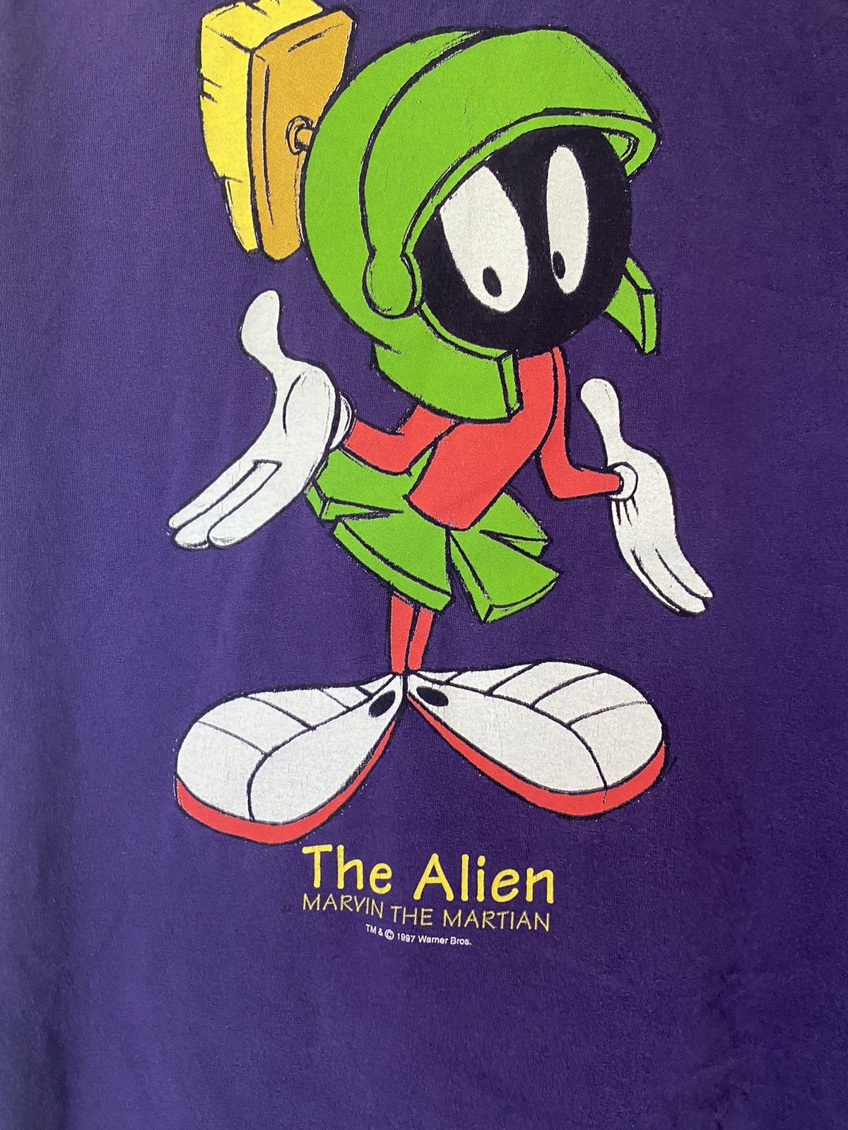 Cartoon Network × Vintage × Warner Bros VINTAGE THE ALIEN TM @ 1997 WARNES BROS Size US L / EU 52-54 / 3 - 5 Thumbnail
