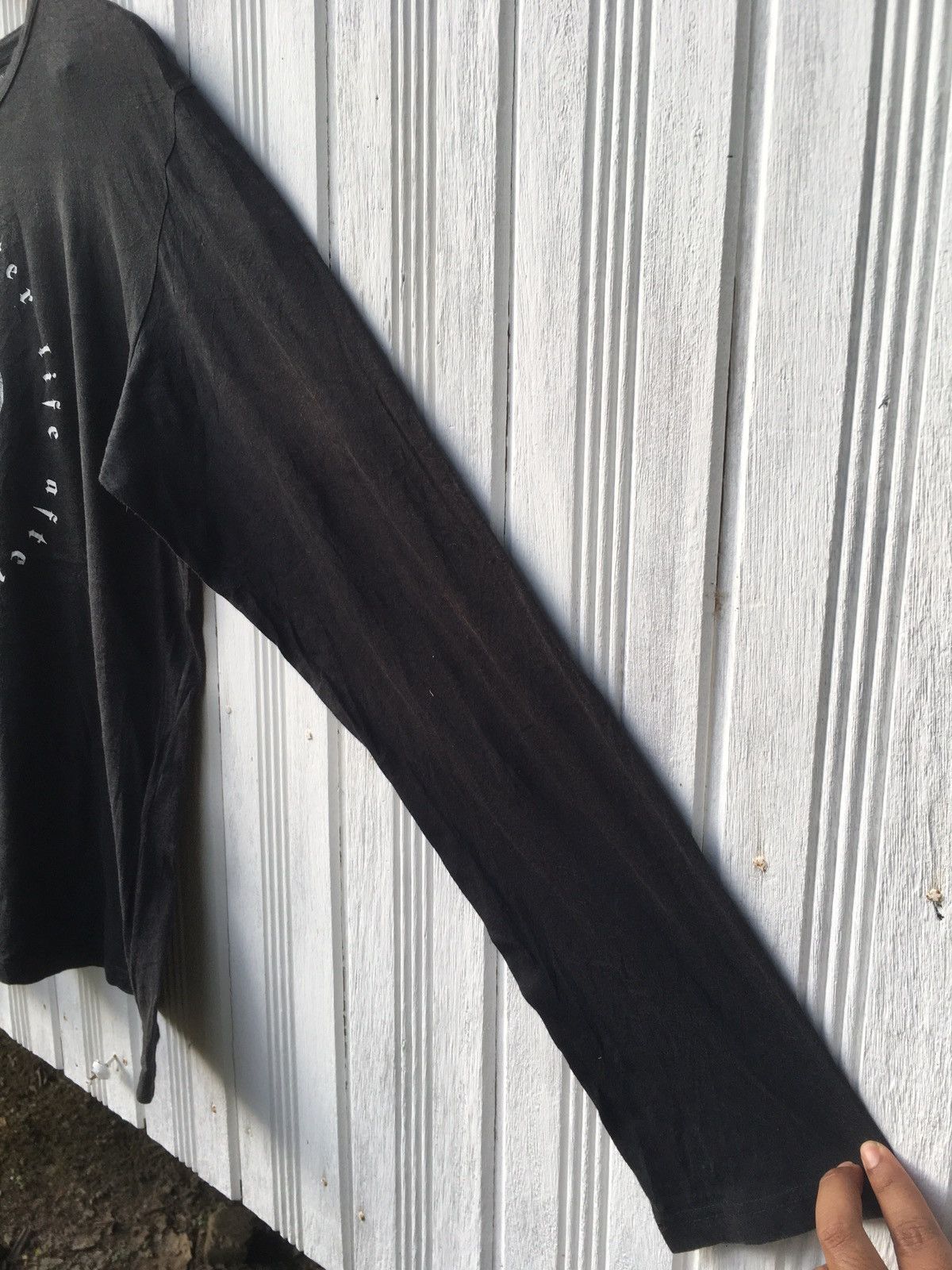 Designer × agnes b. Rare! Vintage Agnes B Douglas Gordon Tees Shirt Longsleeve Size US L / EU 52-54 / 3 - 3 Thumbnail