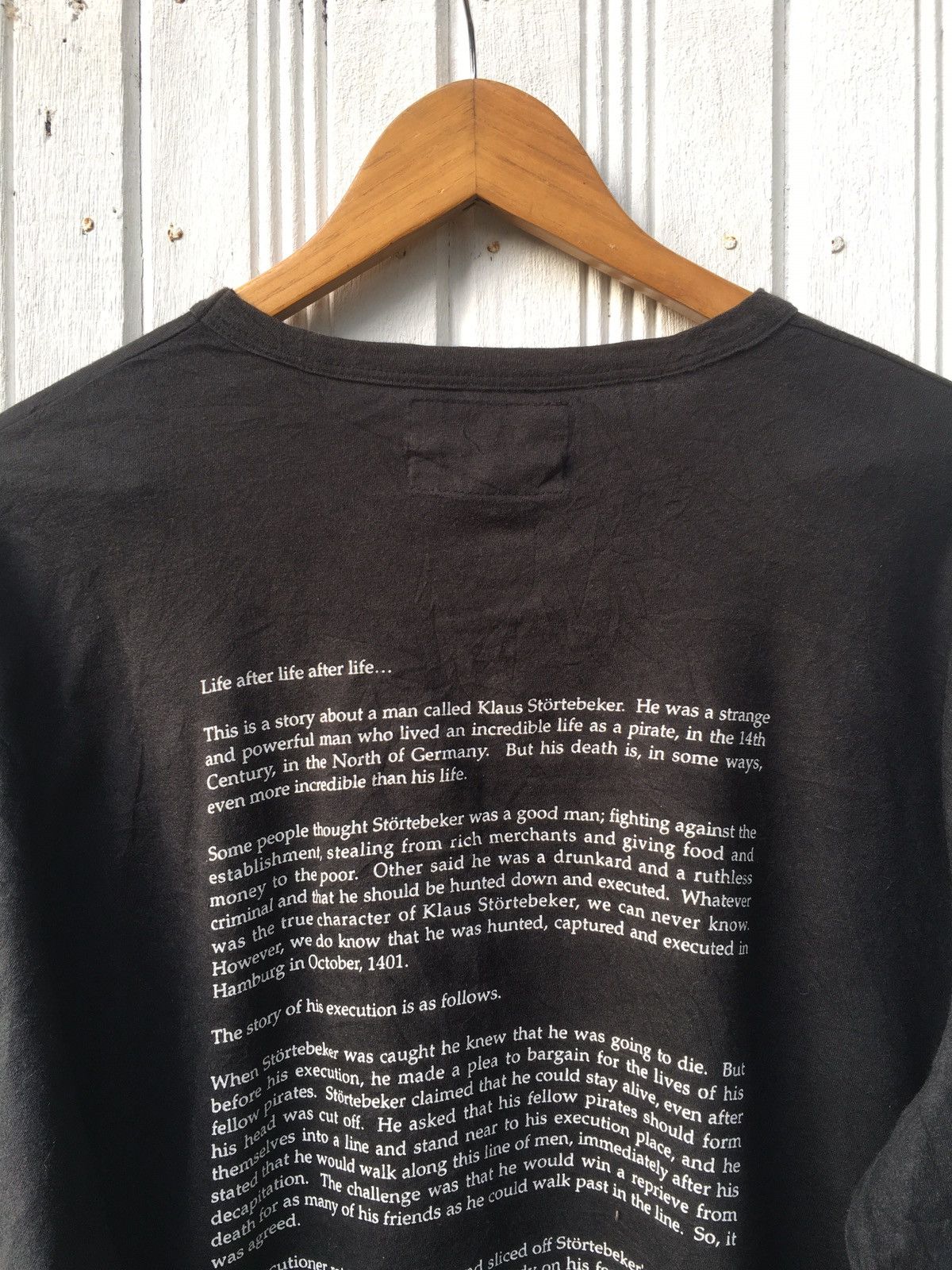 Designer × agnes b. Rare! Vintage Agnes B Douglas Gordon Tees Shirt Longsleeve Size US L / EU 52-54 / 3 - 7 Thumbnail