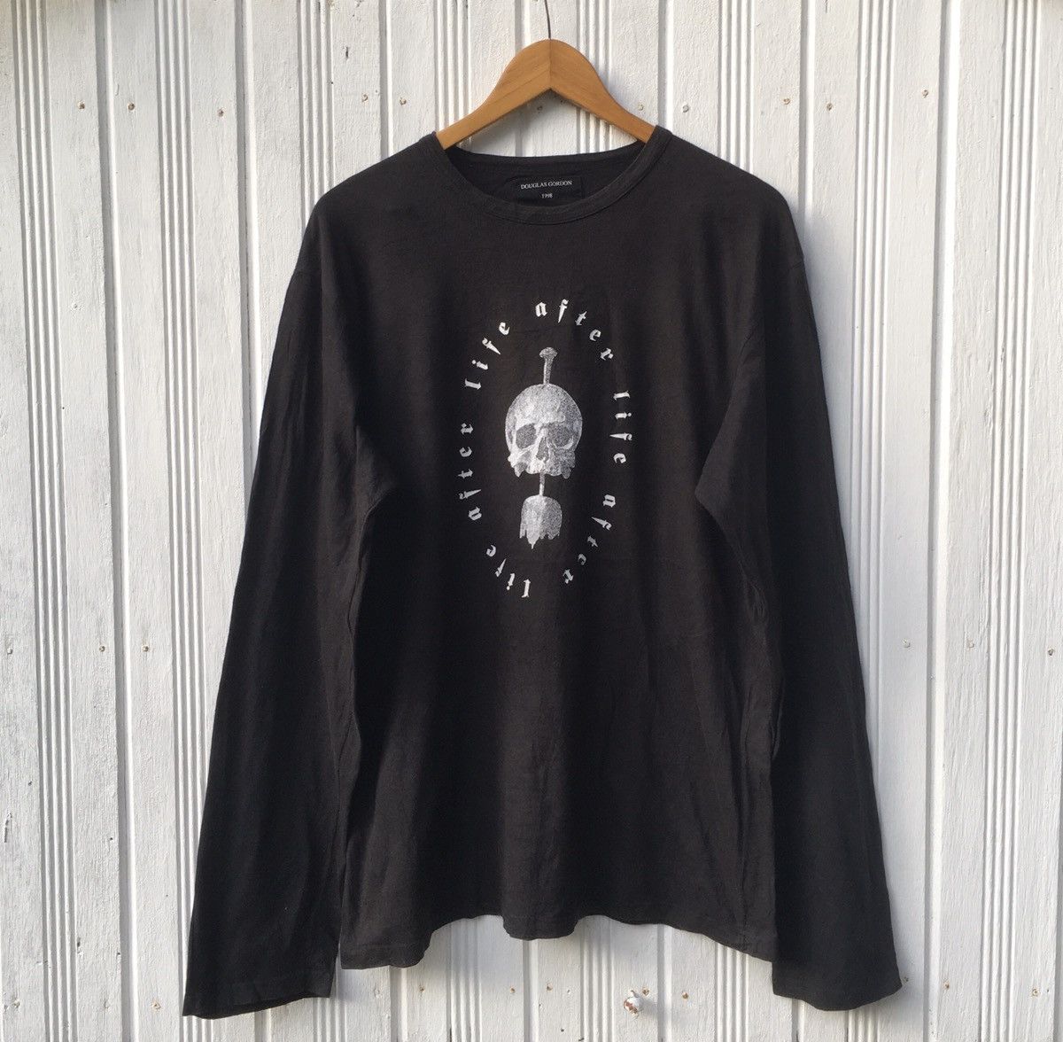 Designer × agnes b. Rare! Vintage Agnes B Douglas Gordon Tees Shirt Longsleeve Size US L / EU 52-54 / 3 - 1 Thumbnail