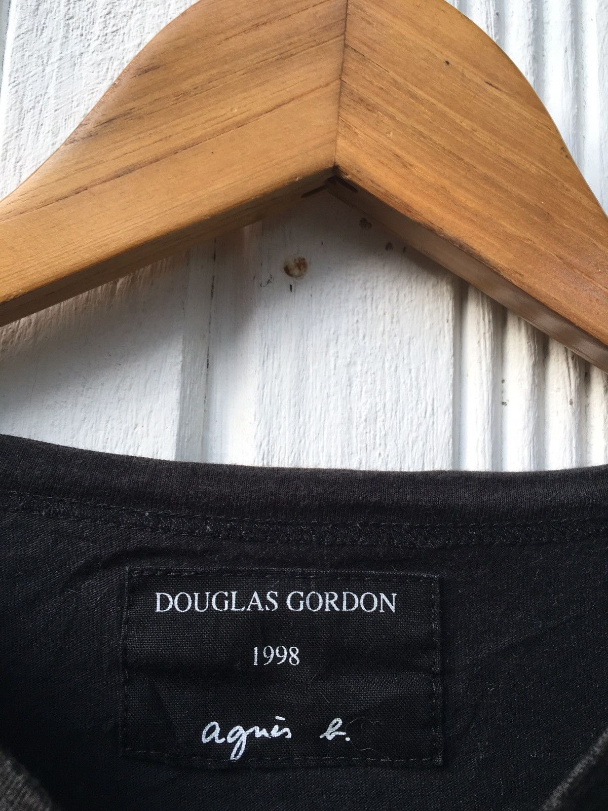 Designer × agnes b. Rare! Vintage Agnes B Douglas Gordon Tees Shirt Longsleeve Size US L / EU 52-54 / 3 - 5 Thumbnail