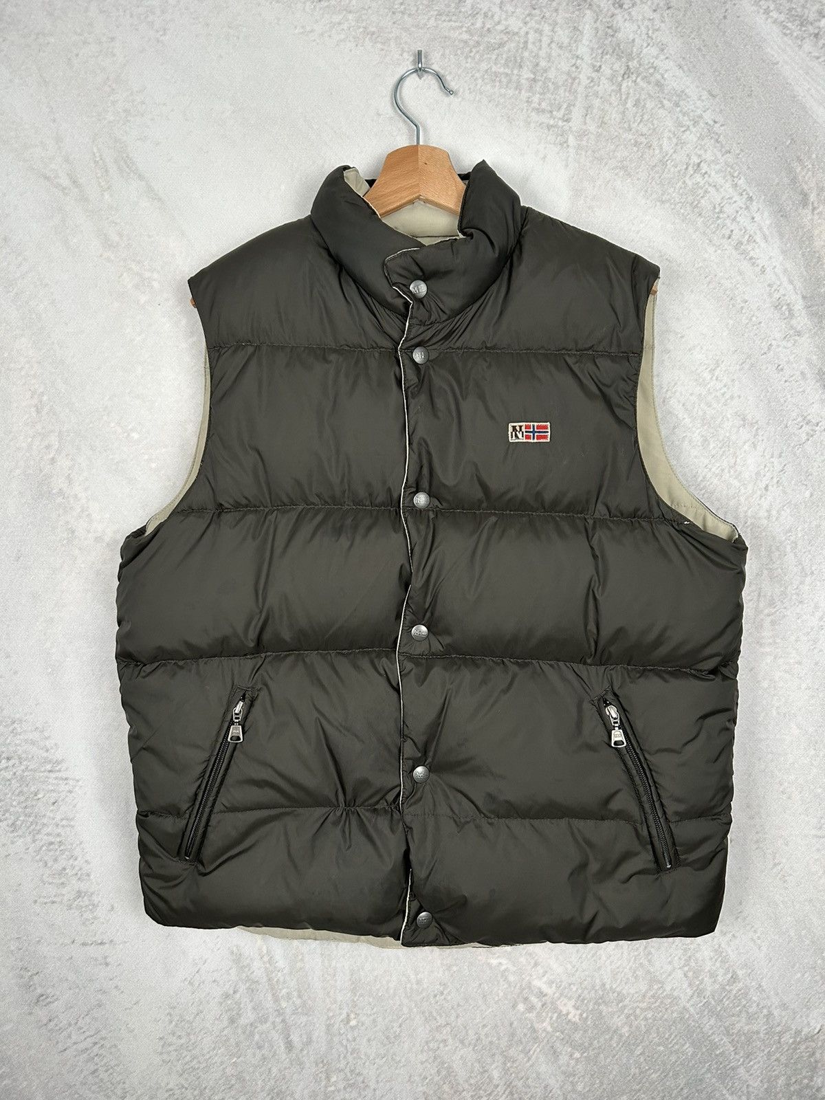 Napapijri Napapijri Puffer Vest Reversible Outdoor Streetwear Vintage Size US M / EU 48-50 / 2 - 3 Thumbnail