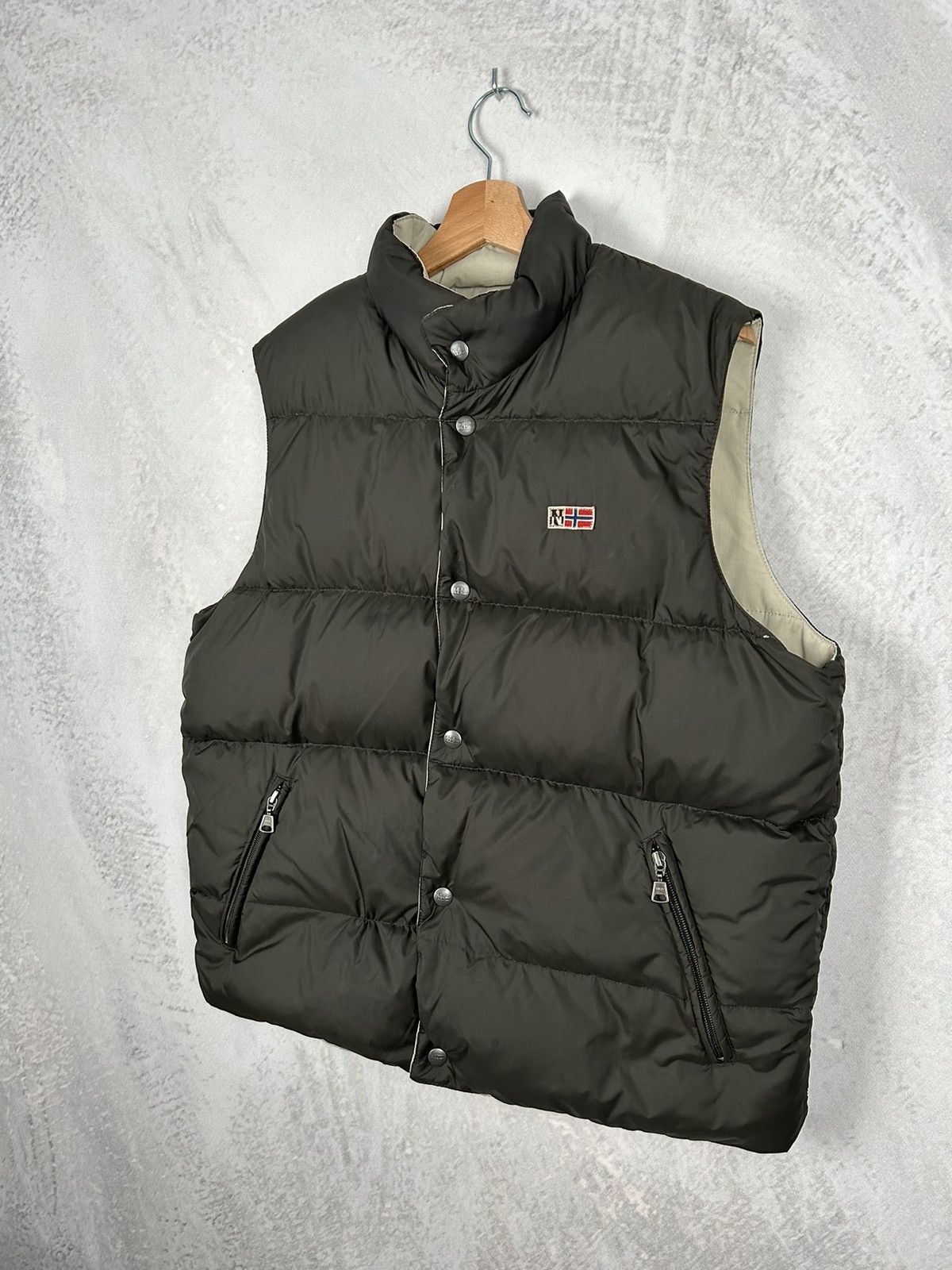 Napapijri Napapijri Puffer Vest Reversible Outdoor Streetwear Vintage Size US M / EU 48-50 / 2 - 7 Thumbnail