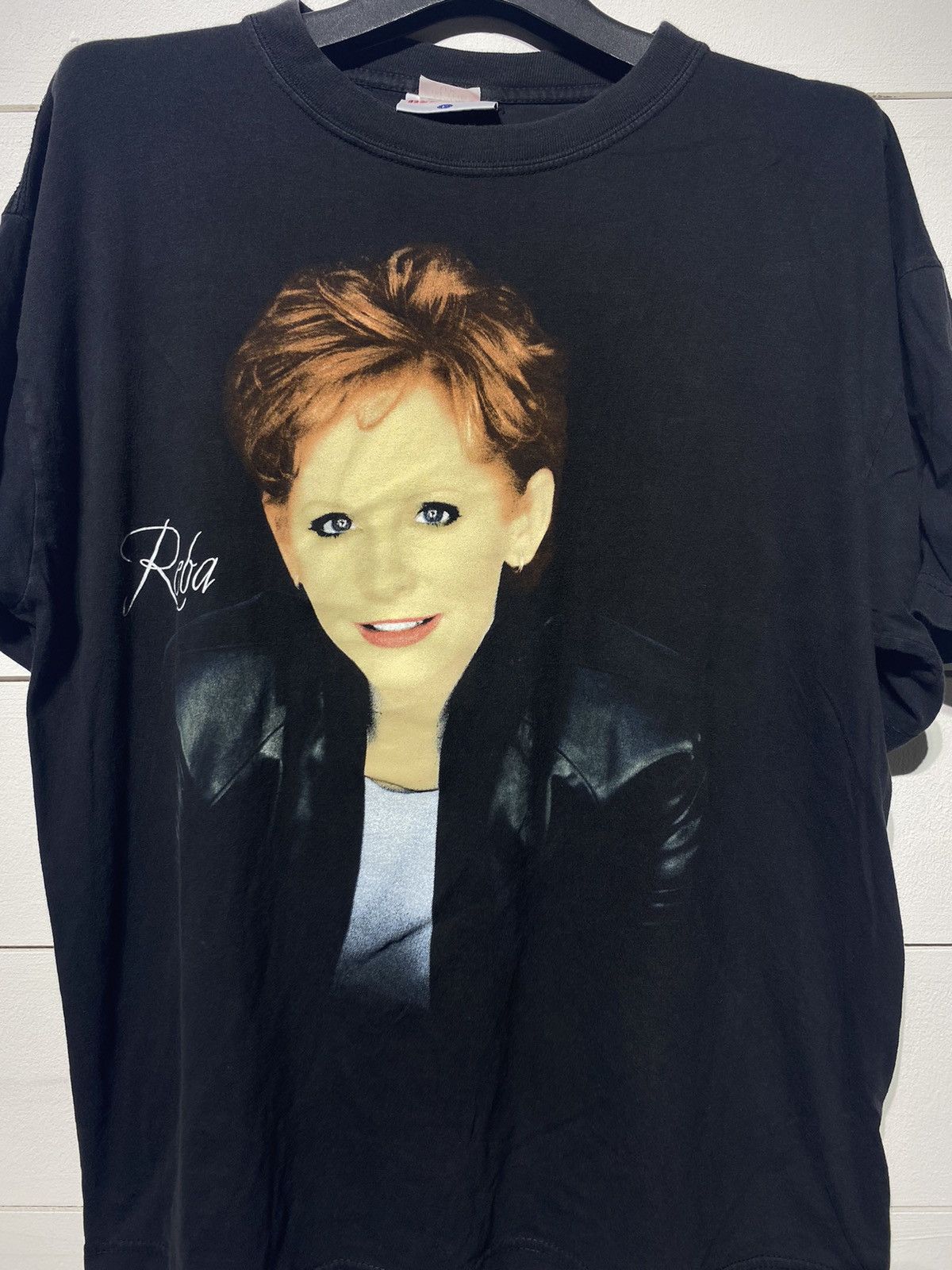 Rap Tees × Vintage Vintage Reba Shirt Size US L / EU 52-54 / 3 - 2 Thumbnail
