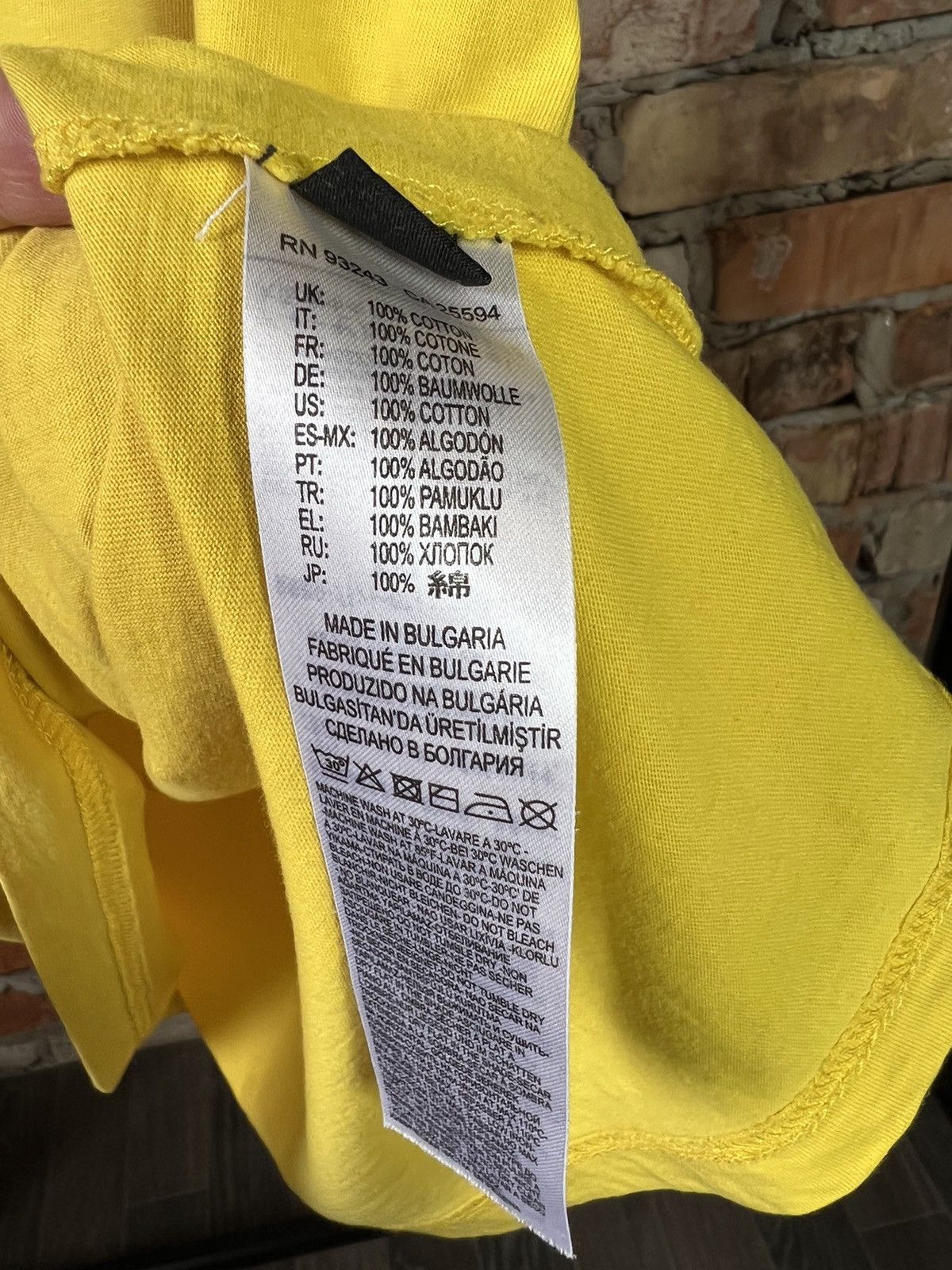 Diesel Diesel T-shirt streetwear yellow is dead size M Size US M / EU 48-50 / 2 - 4 Thumbnail
