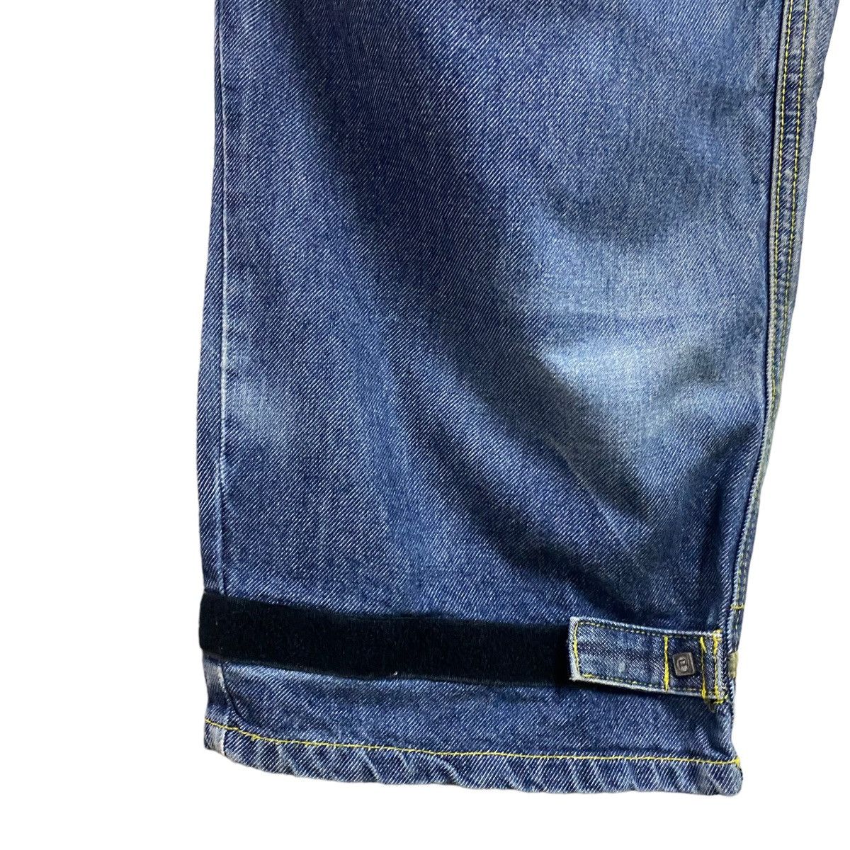 Pelle Pelle Vintage Pelle Pelle Denim Baggy Pants Velcro Straps Size US 36 / EU 52 - 11 Thumbnail