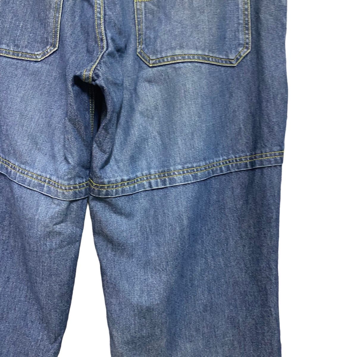 Pelle Pelle Vintage Pelle Pelle Denim Baggy Pants Velcro Straps Size US 36 / EU 52 - 15 Thumbnail
