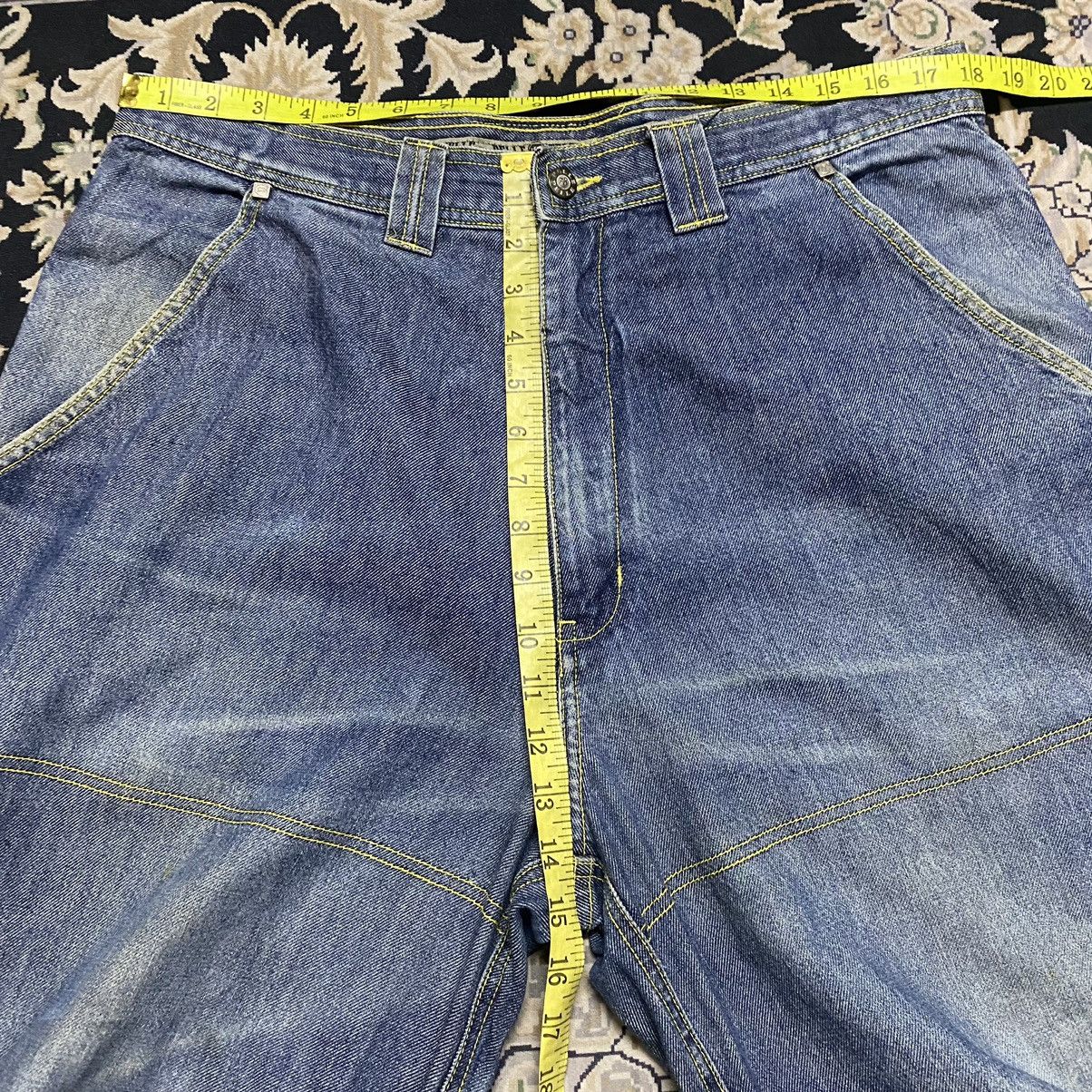 Pelle Pelle Vintage Pelle Pelle Denim Baggy Pants Velcro Straps Size US 36 / EU 52 - 20 Thumbnail