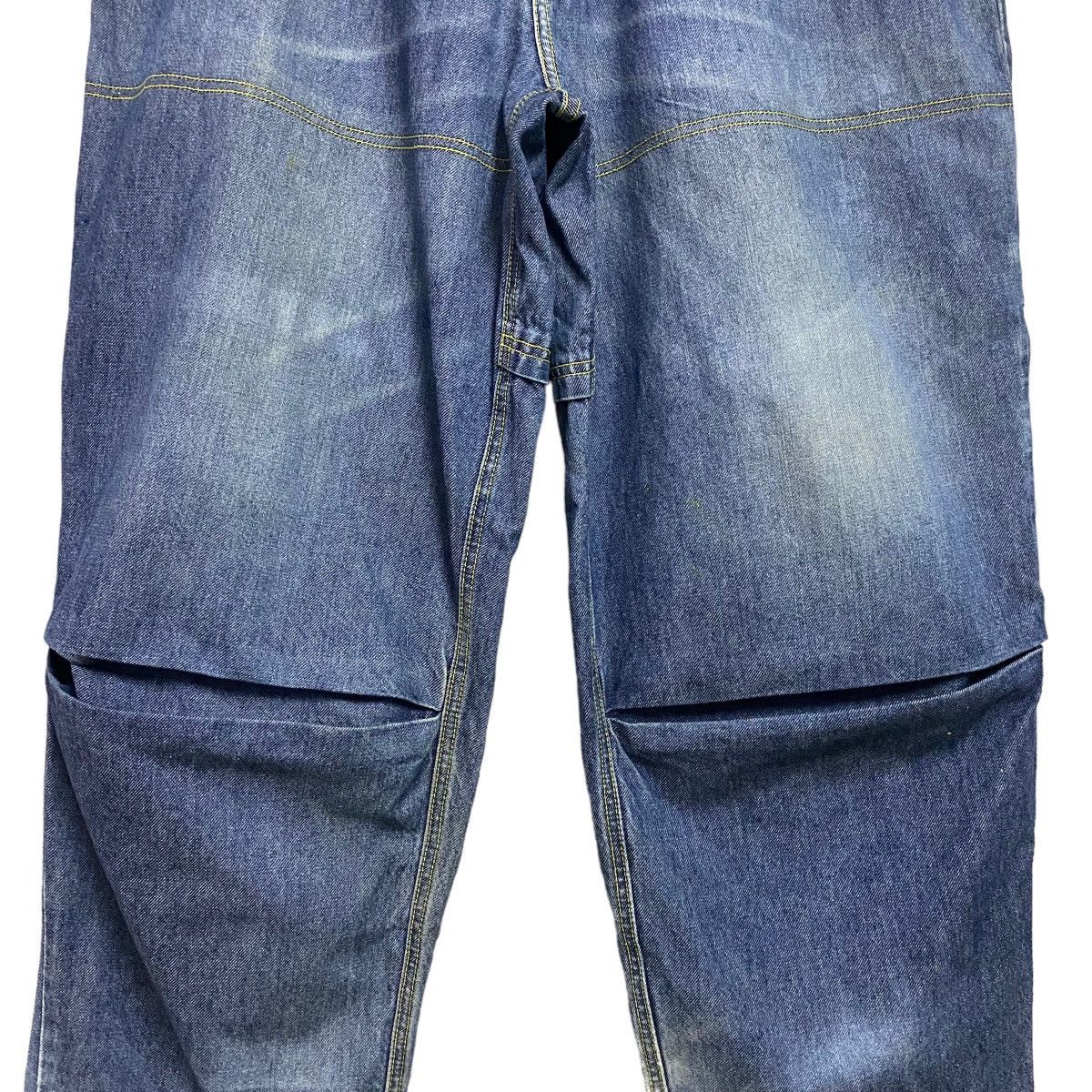 Pelle Pelle Vintage Pelle Pelle Denim Baggy Pants Velcro Straps Size US 36 / EU 52 - 6 Thumbnail