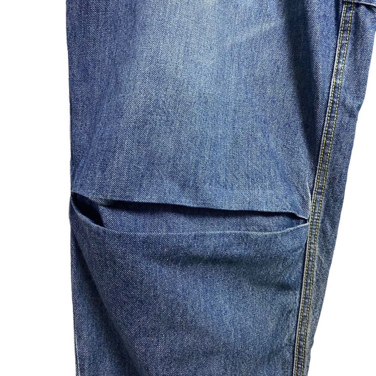 Pelle Pelle Vintage Pelle Pelle Denim Baggy Pants Velcro Straps Size US 36 / EU 52 - 8 Thumbnail