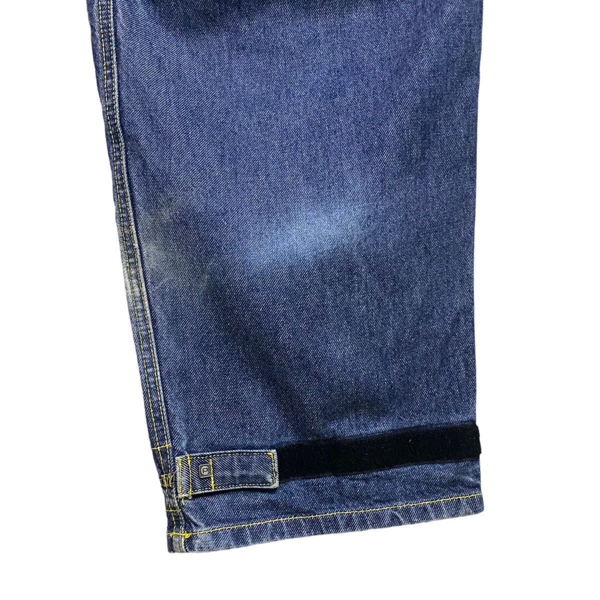 Pelle Pelle Vintage Pelle Pelle Denim Baggy Pants Velcro Straps Size US 36 / EU 52 - 10 Thumbnail
