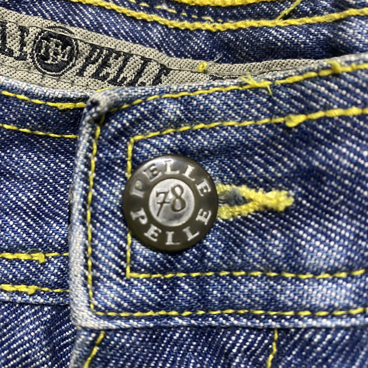 Pelle Pelle Vintage Pelle Pelle Denim Baggy Pants Velcro Straps Size US 36 / EU 52 - 25 Thumbnail