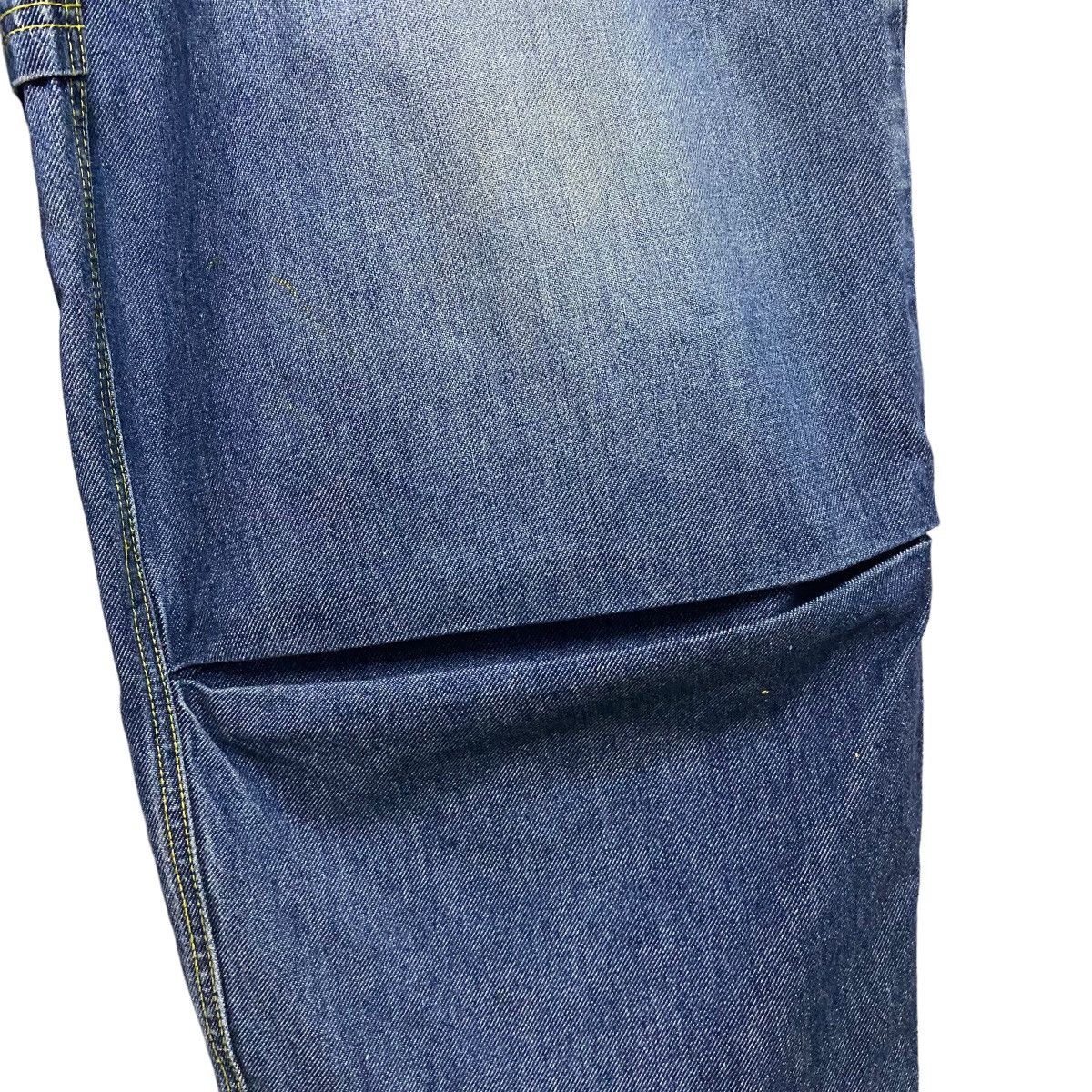 Pelle Pelle Vintage Pelle Pelle Denim Baggy Pants Velcro Straps Size US 36 / EU 52 - 9 Thumbnail