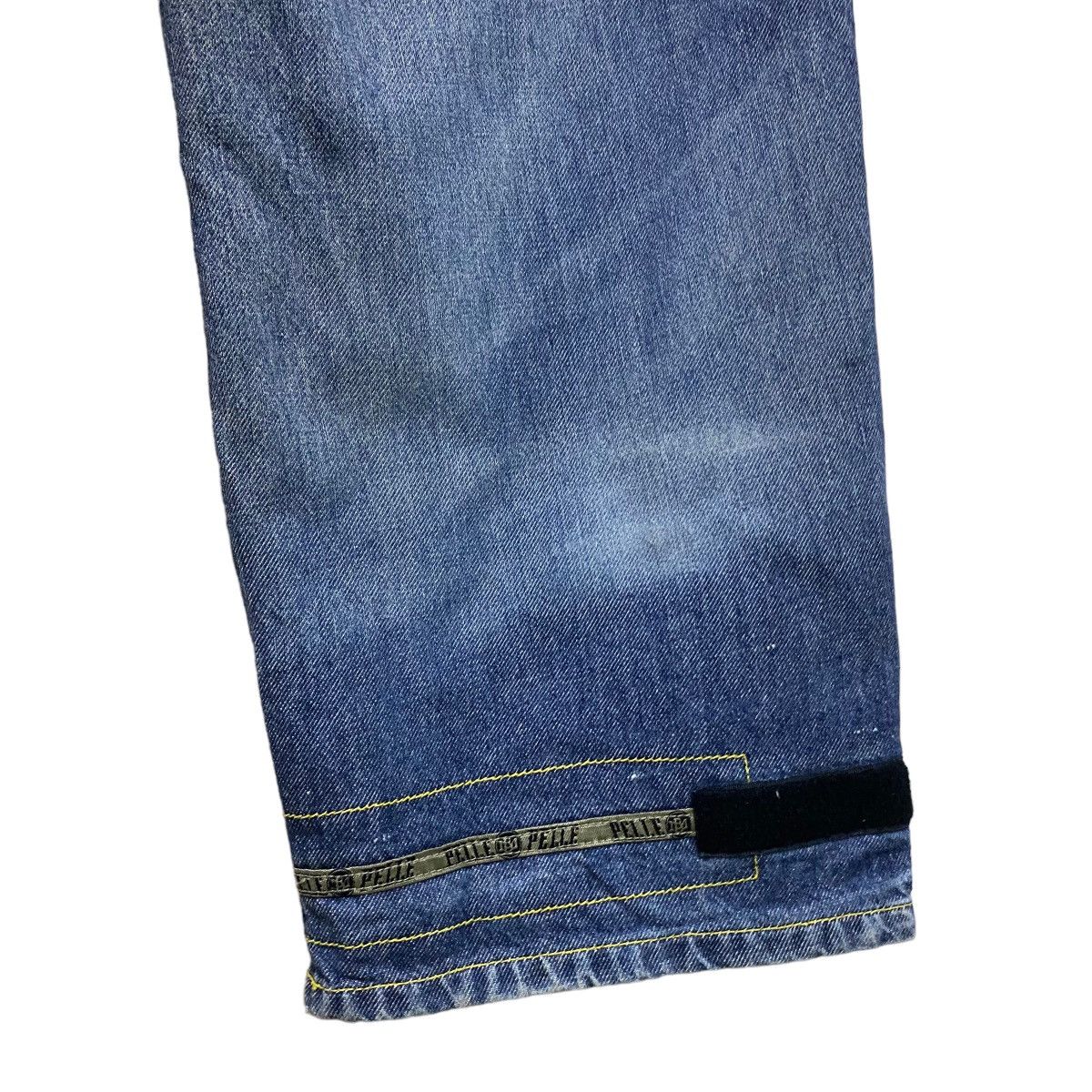 Pelle Pelle Vintage Pelle Pelle Denim Baggy Pants Velcro Straps Size US 36 / EU 52 - 18 Thumbnail