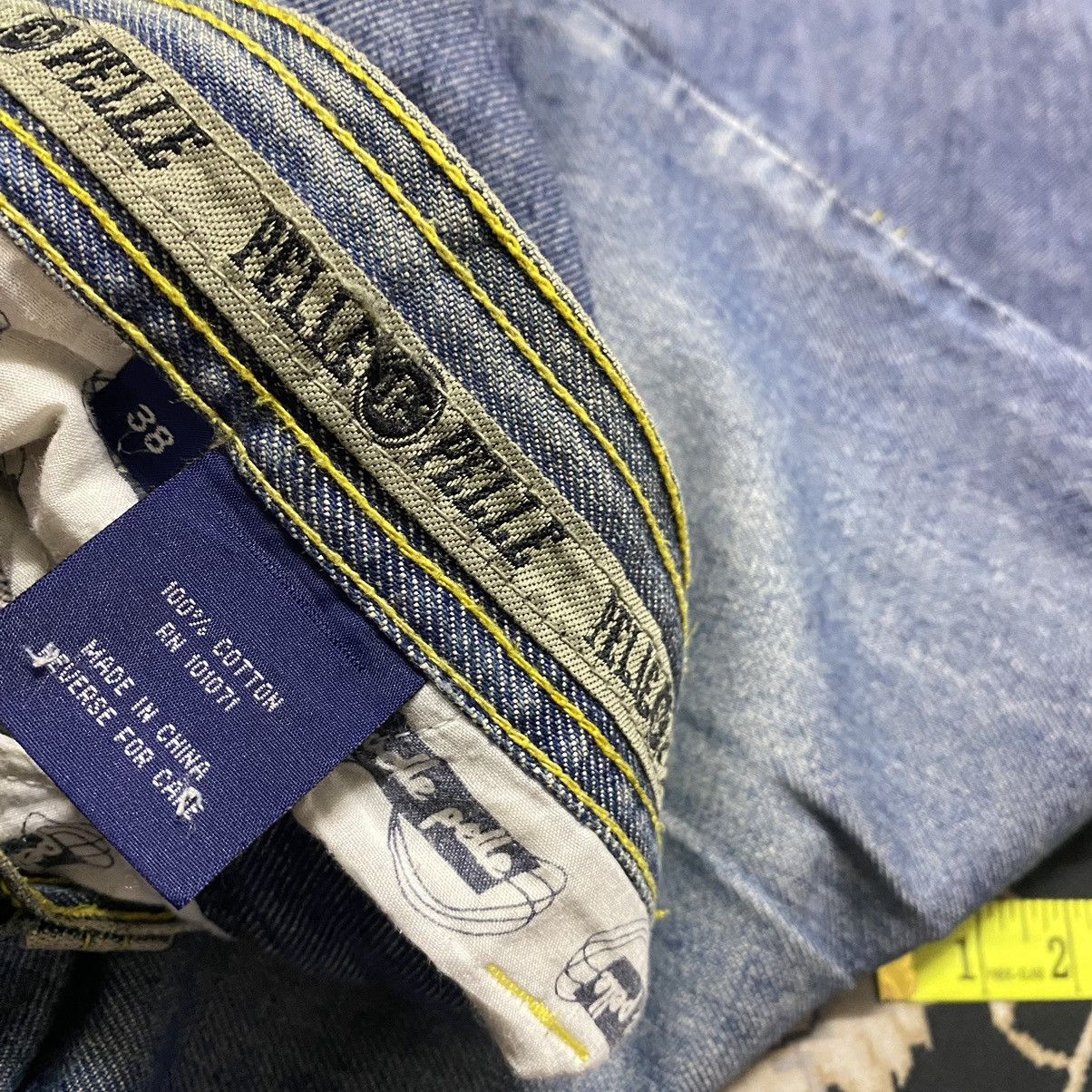 Pelle Pelle Vintage Pelle Pelle Denim Baggy Pants Velcro Straps Size US 36 / EU 52 - 23 Thumbnail